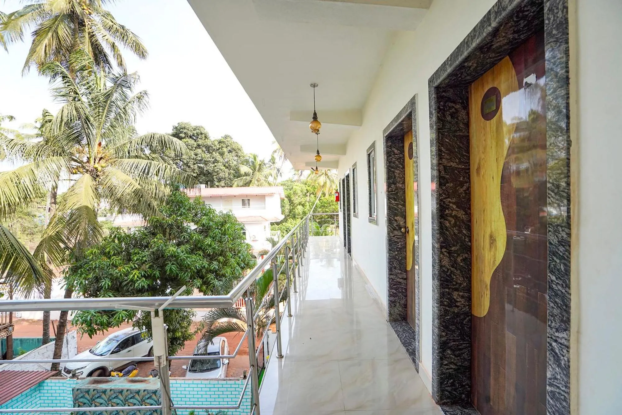 Balcony/Terrace in FabHotel Luminous Beach Resort - Nr Morjim Beach