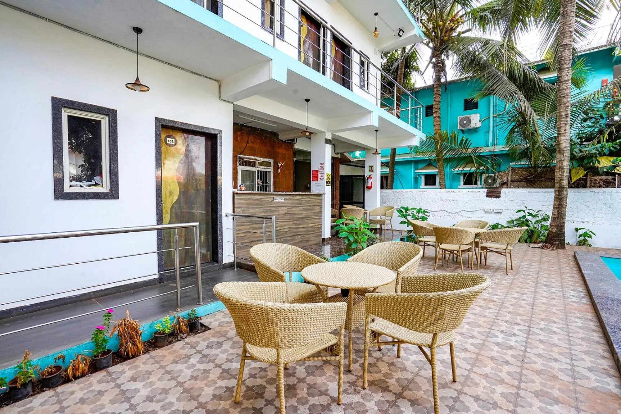 Seating area in FabHotel Luminous Beach Resort - Nr Morjim Beach