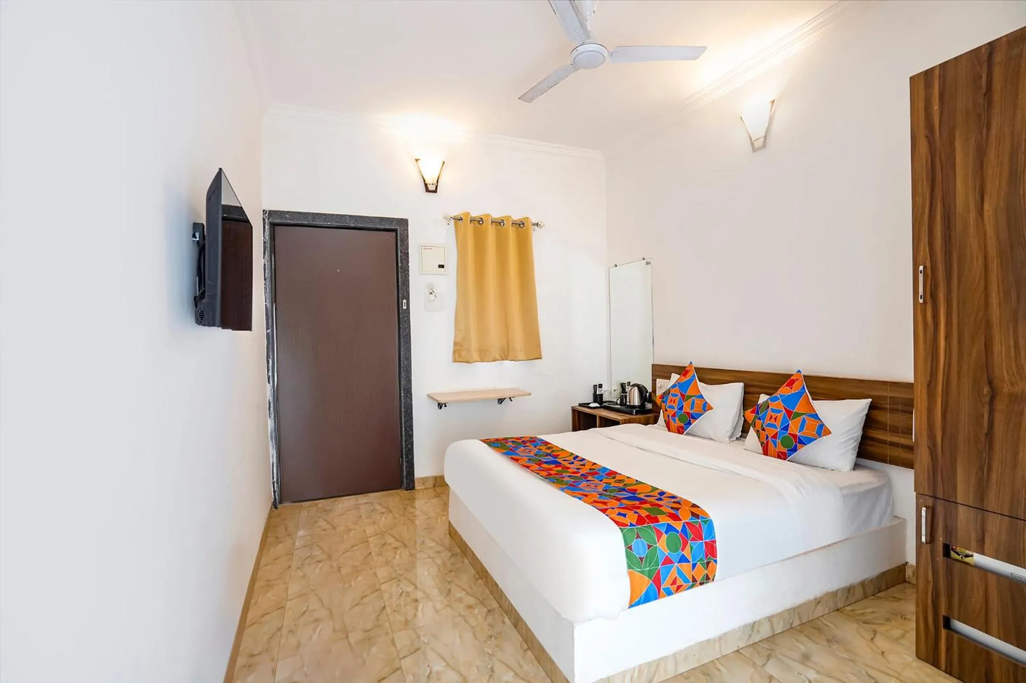 Bed in FabHotel Luminous Beach Resort - Nr Morjim Beach