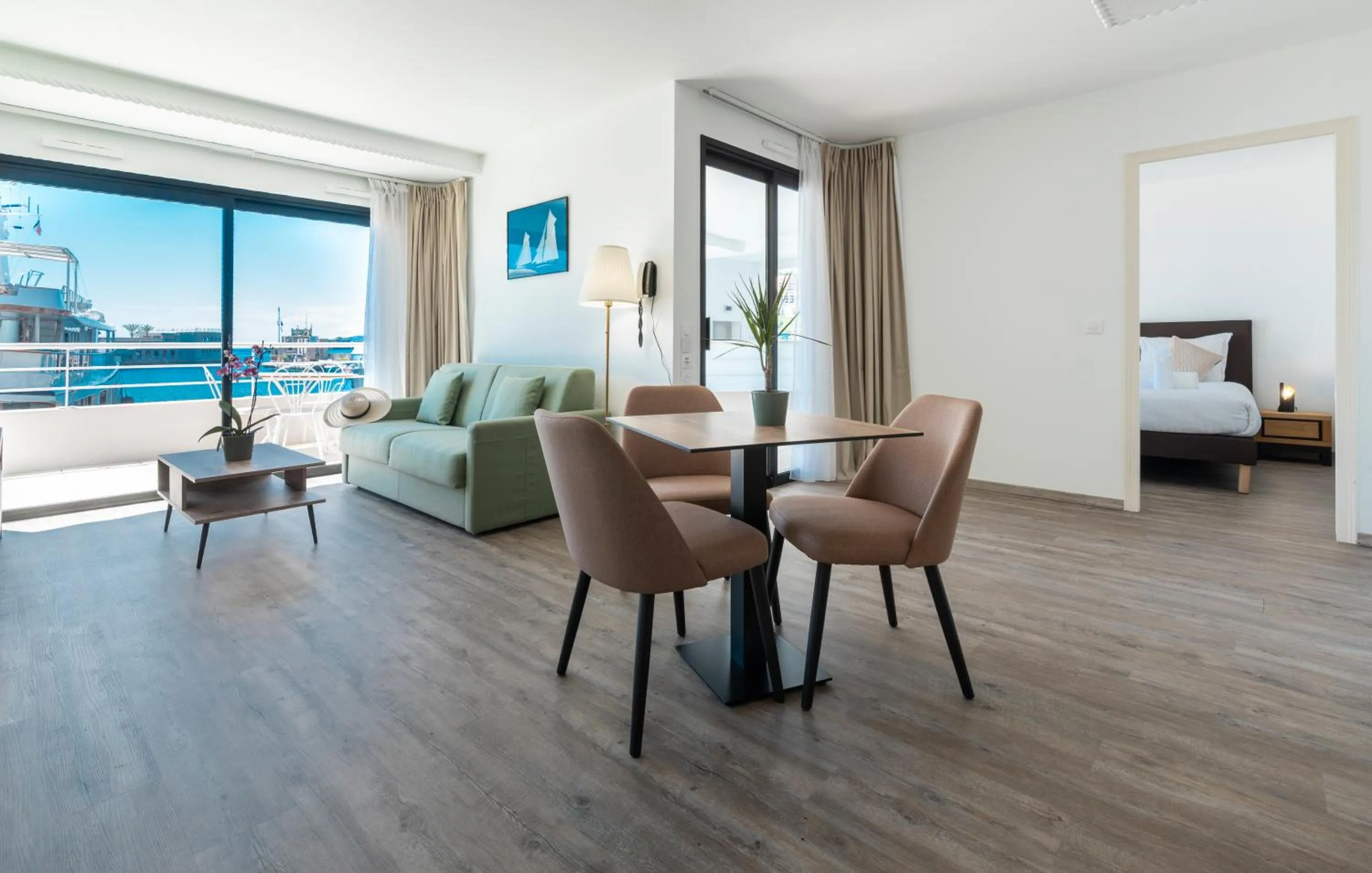 Patio in Résidence Cap Winston