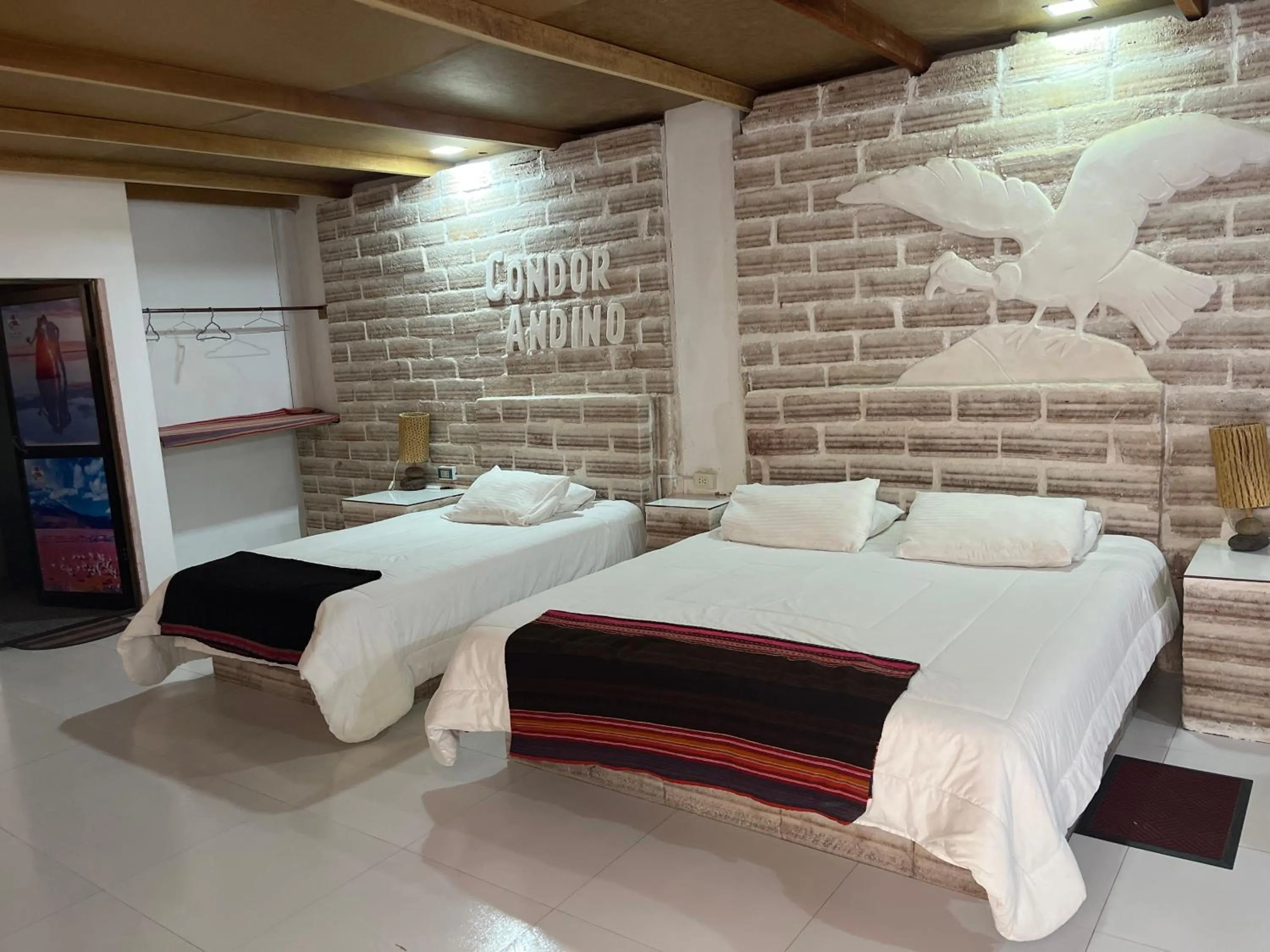 Bed in Casa de Sal - Salt Hotel
