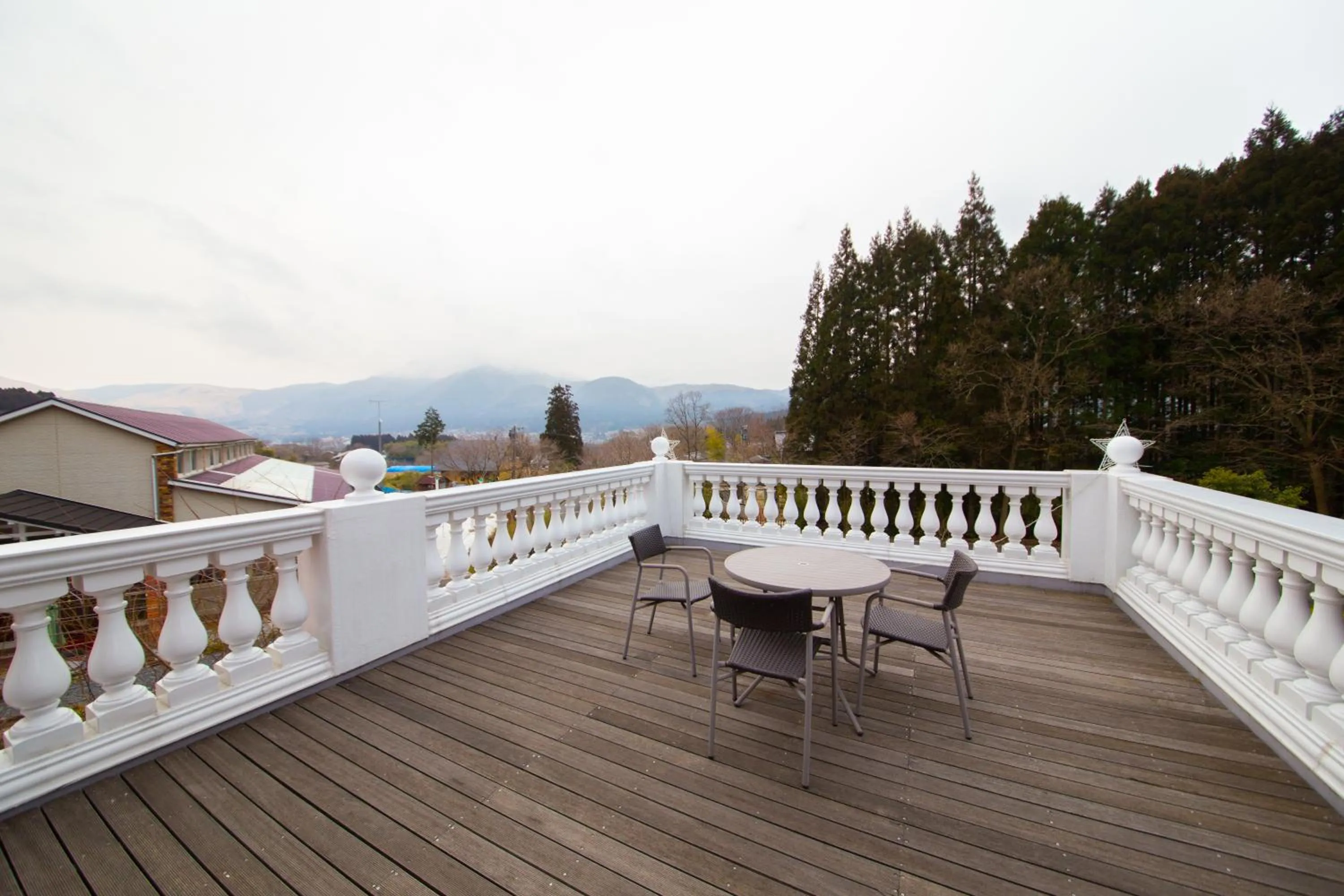 Balcony/Terrace in Yufuin Hotel Mori-no-Terrace