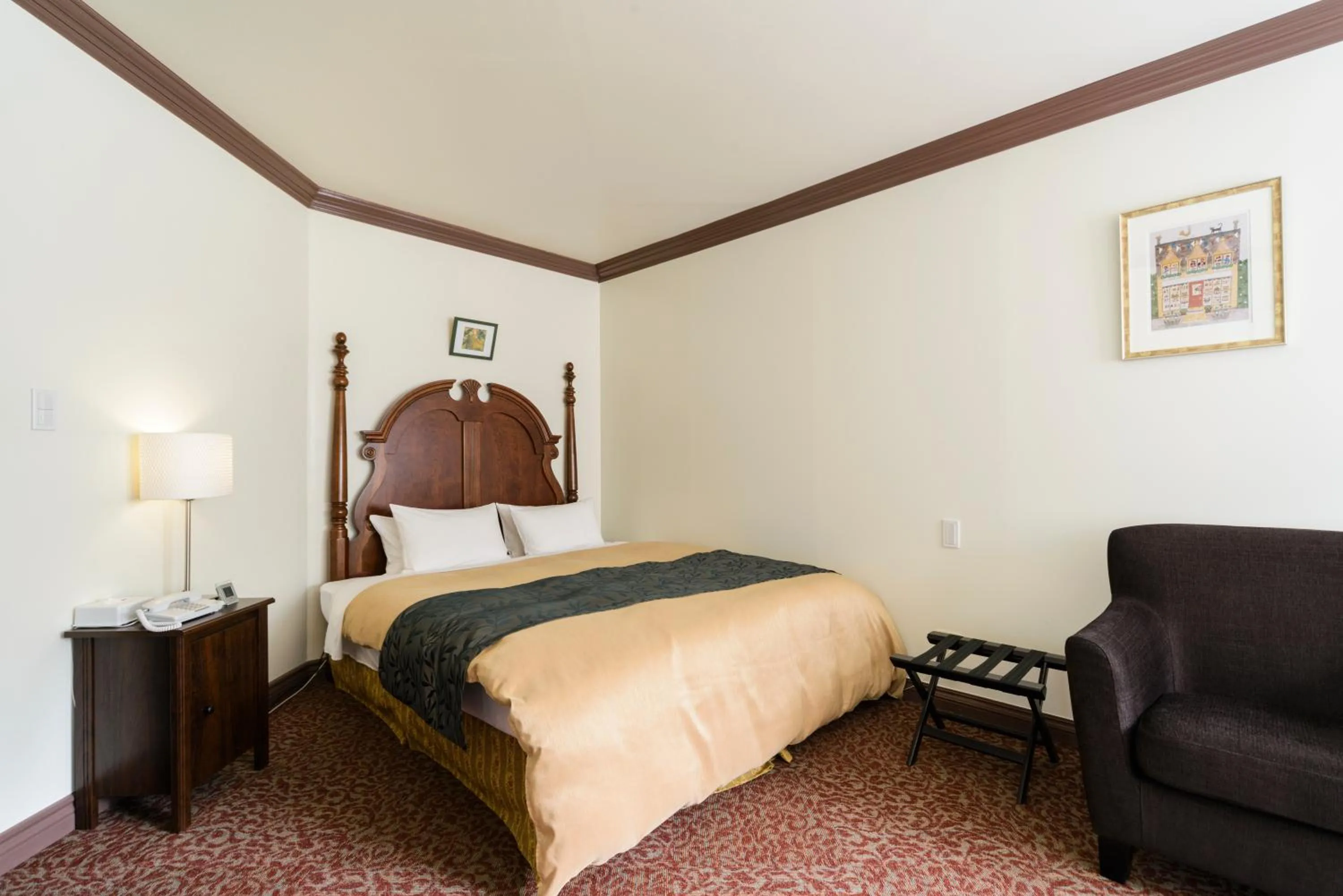 Bed in Yufuin Hotel Mori-no-Terrace