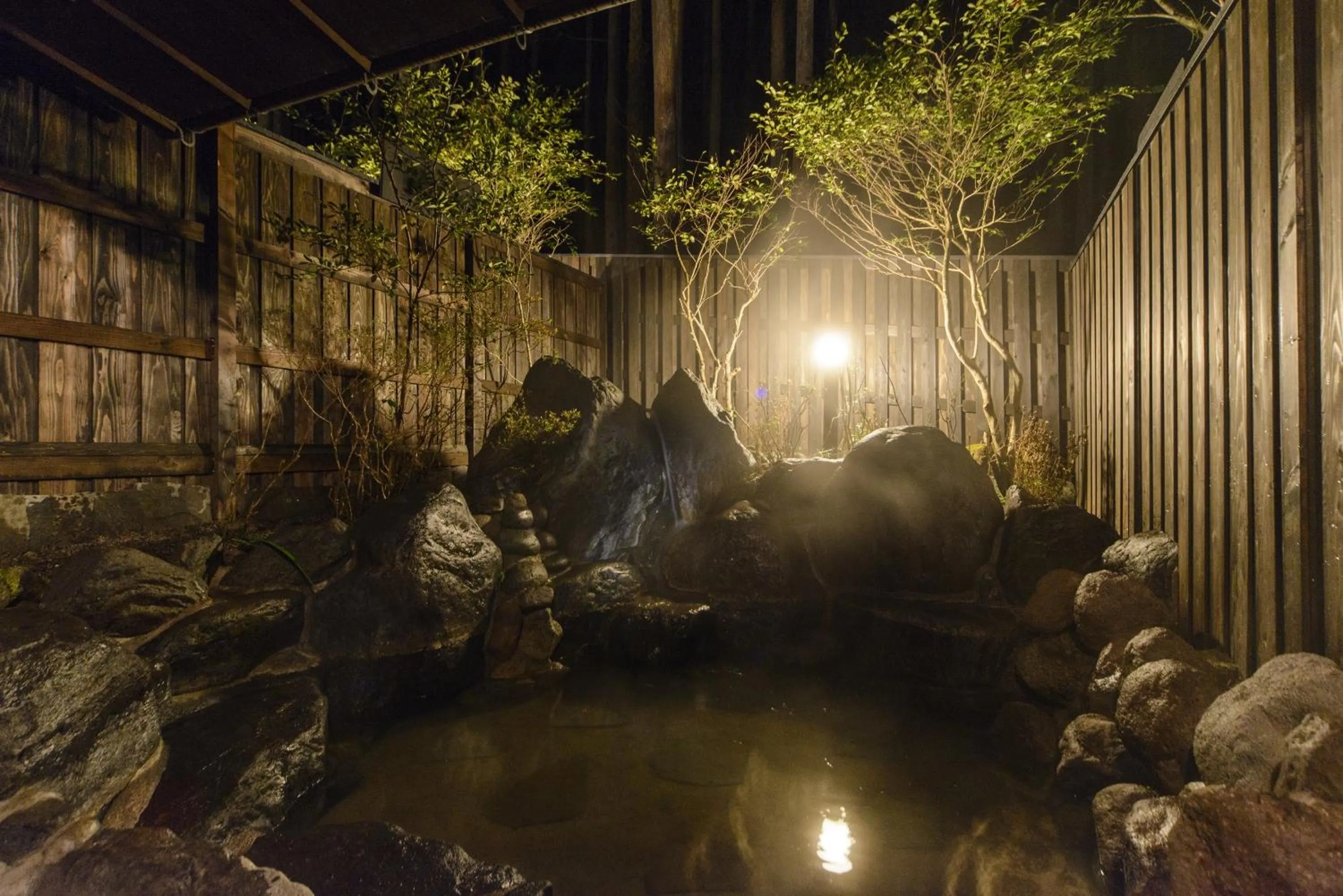 Hot Spring Bath in Yufuin Hotel Mori-no-Terrace