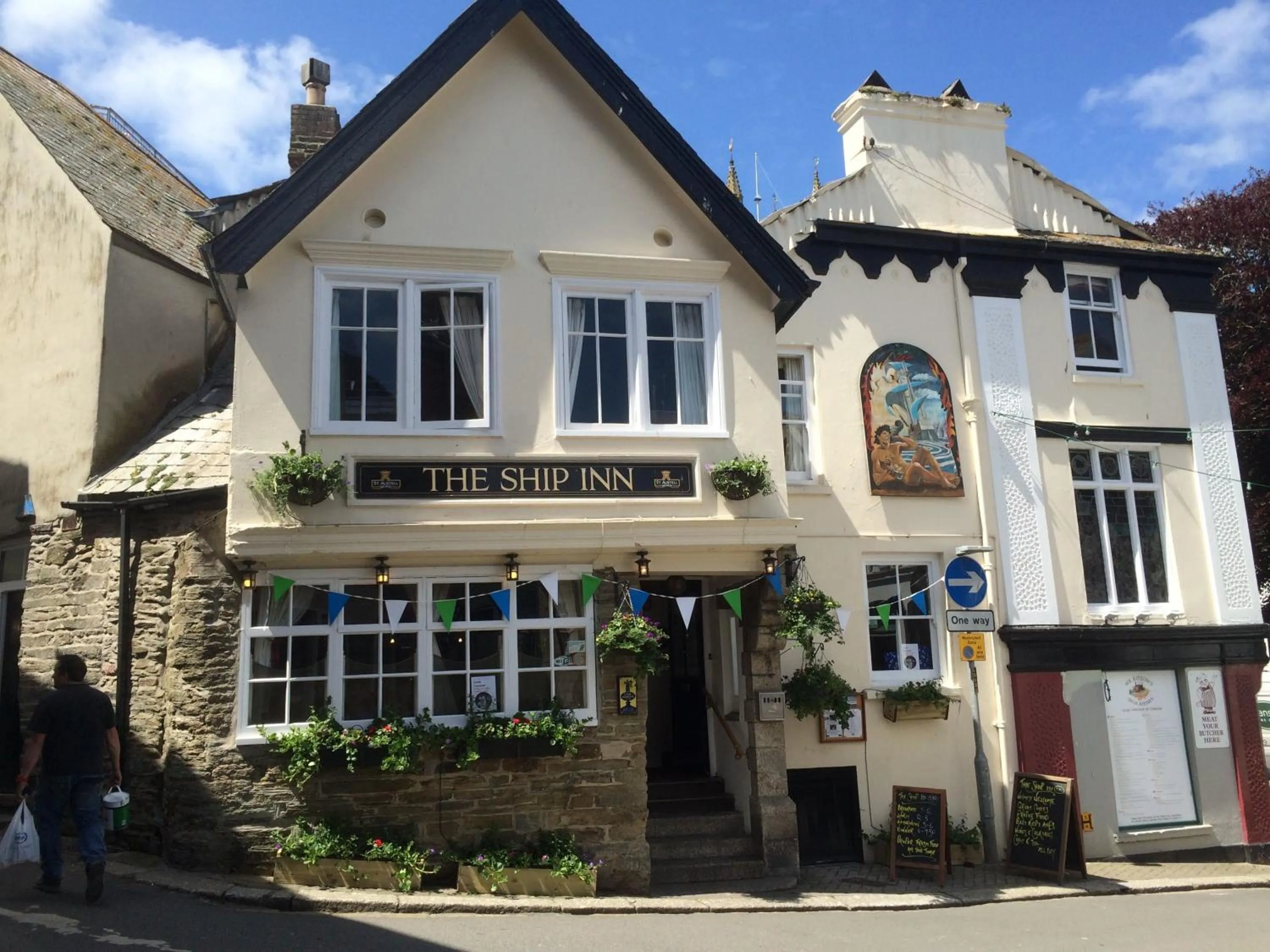 Facade/entrance in The Ship Inn Fowey