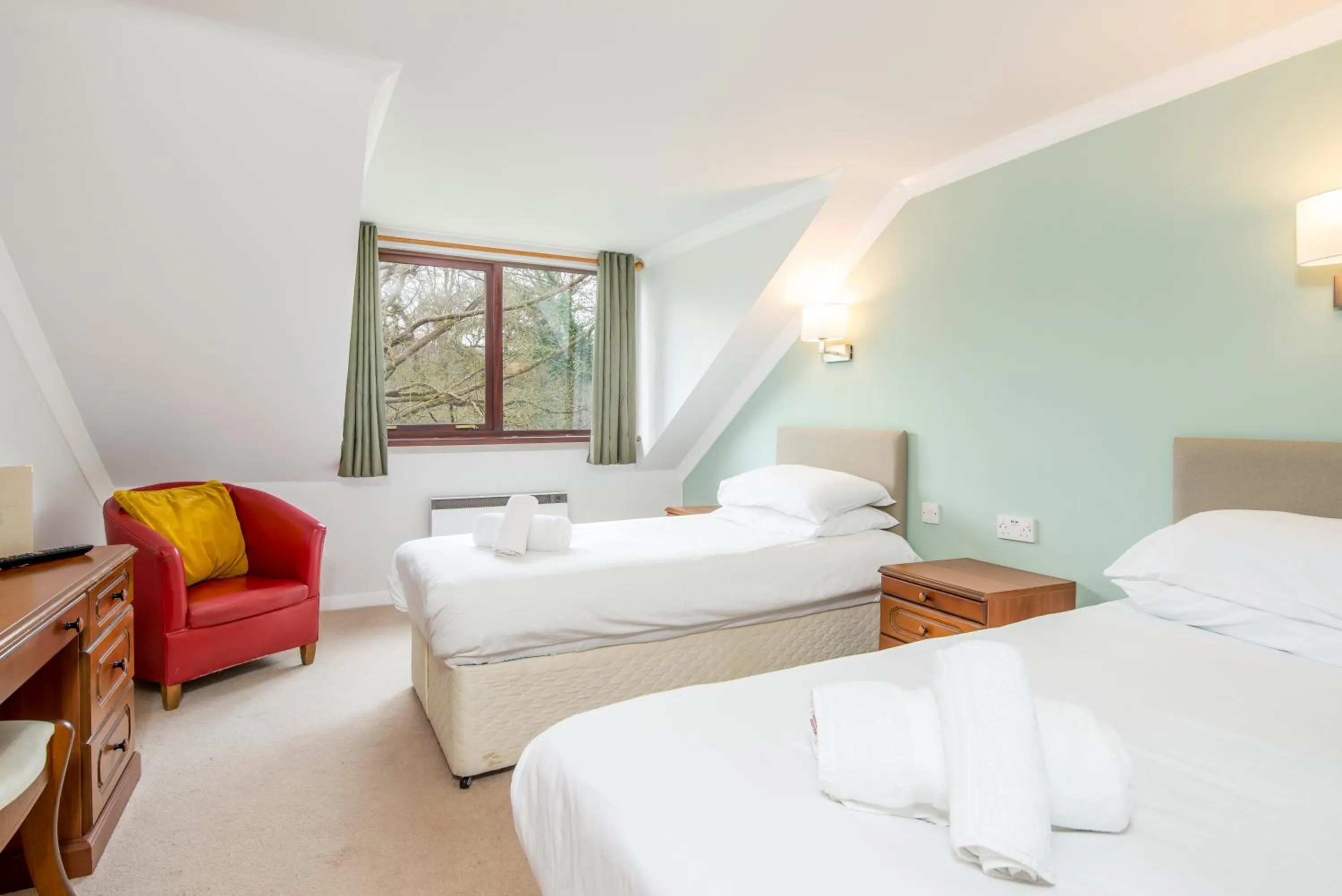 Bedroom in Trewern Arms