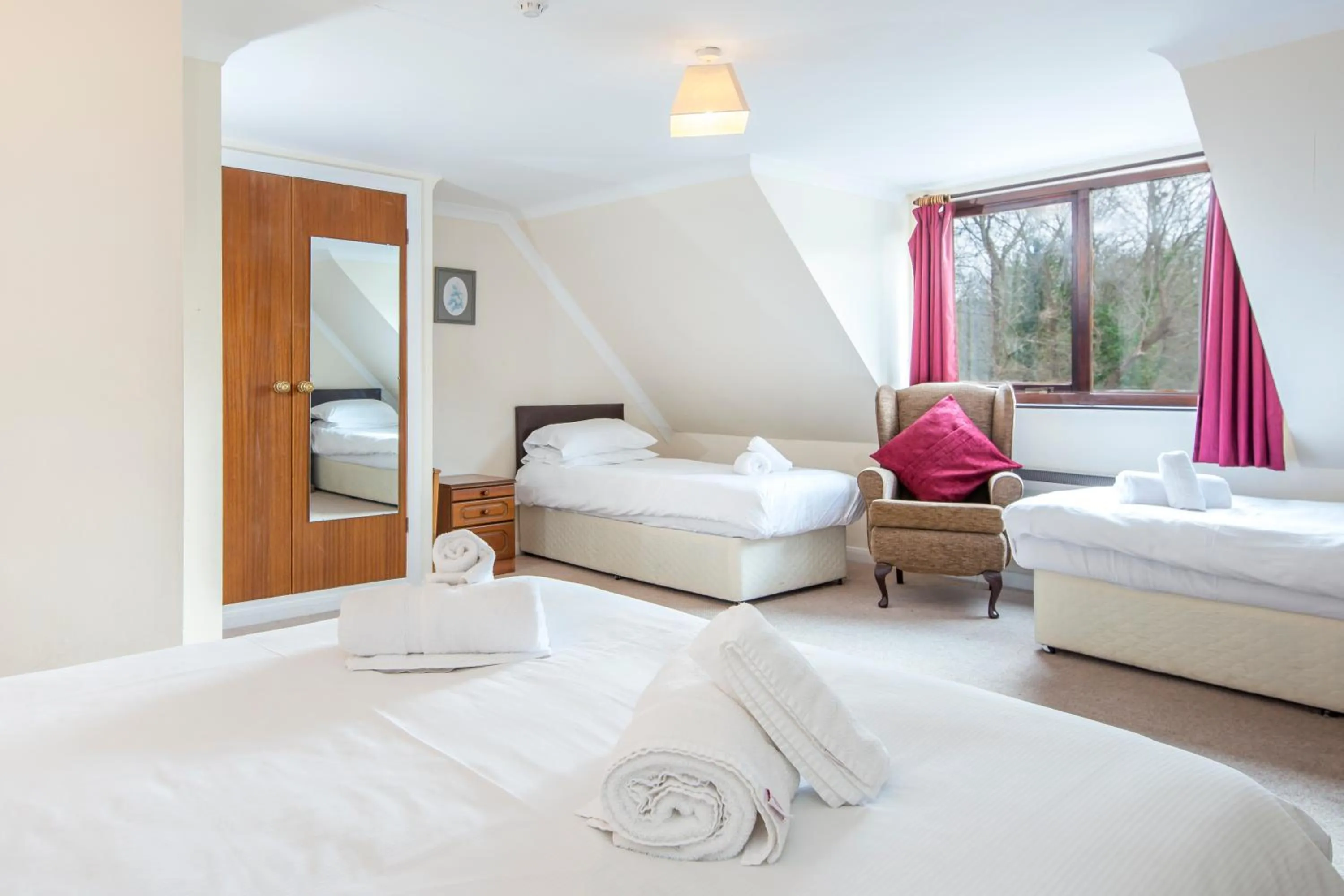 Bedroom in Trewern Arms