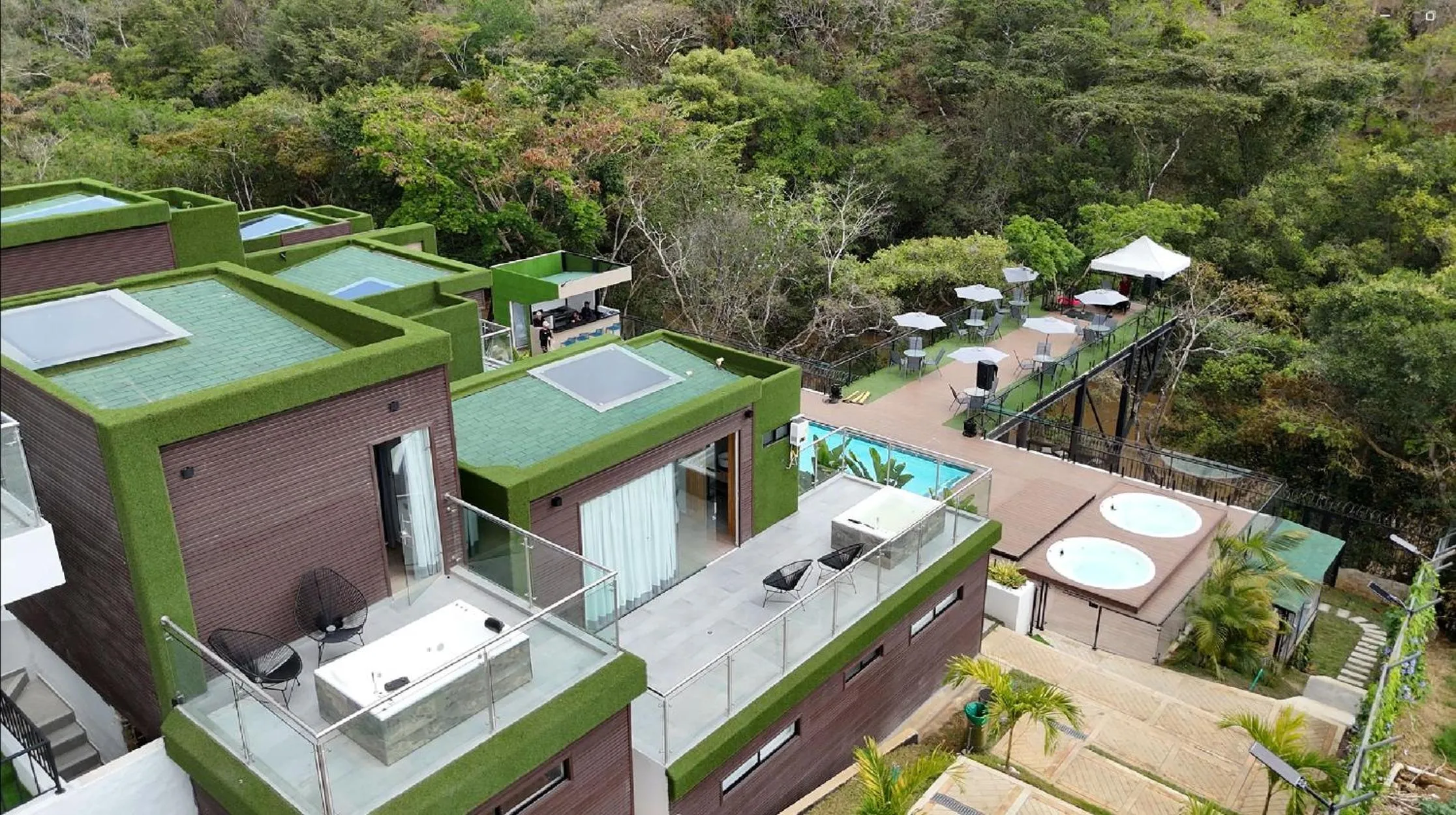 Bird's eye view in Hotel San Gil House