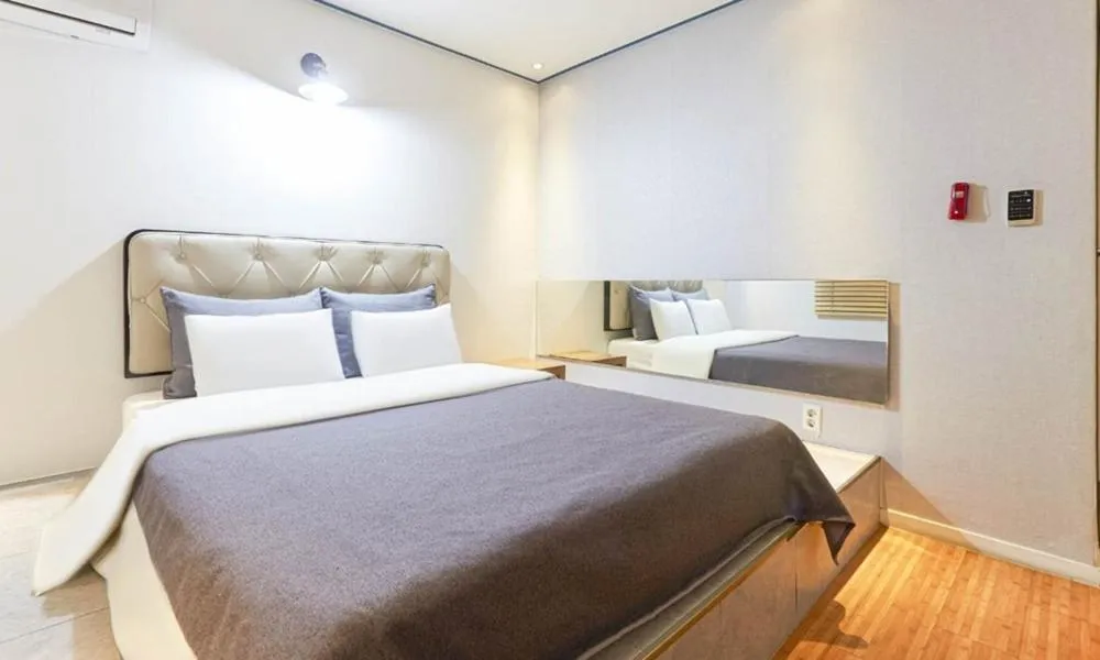 Bed in Chuncheon Urbane Hotel