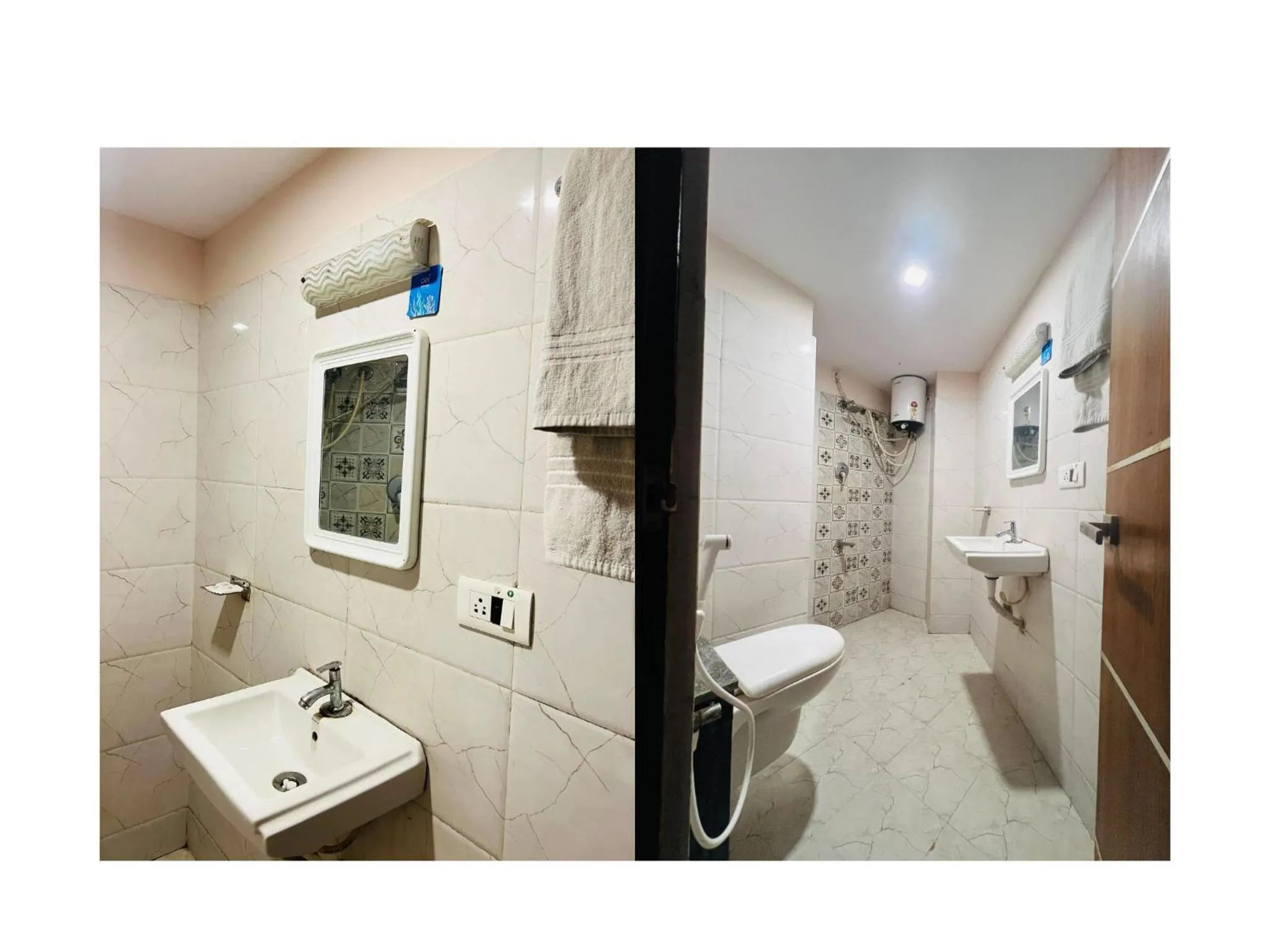 Shower in Blue Bliss Suites By PPH Living