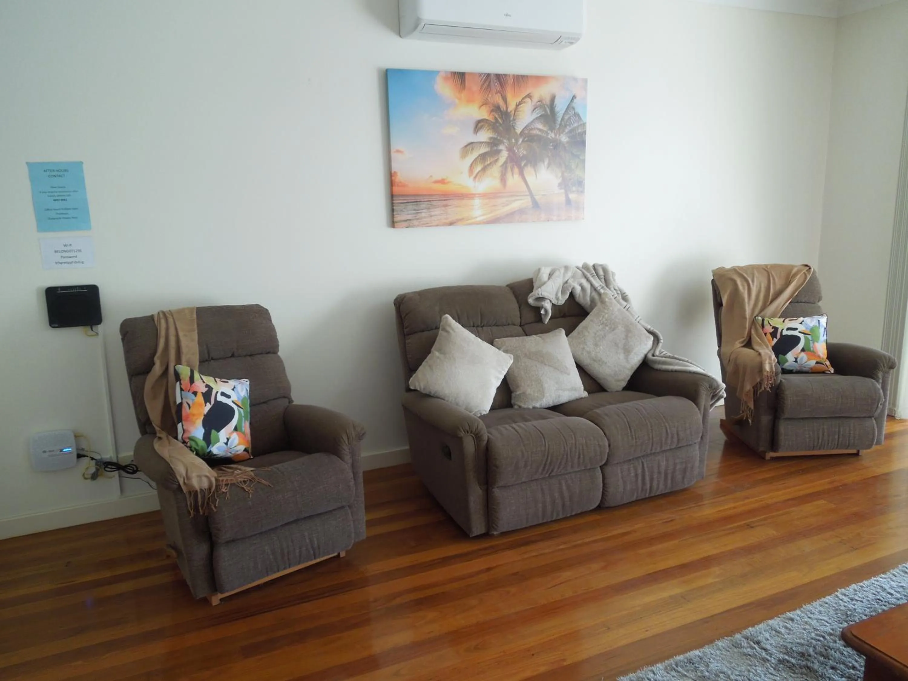 Living room in Oceanside Hawks Nest