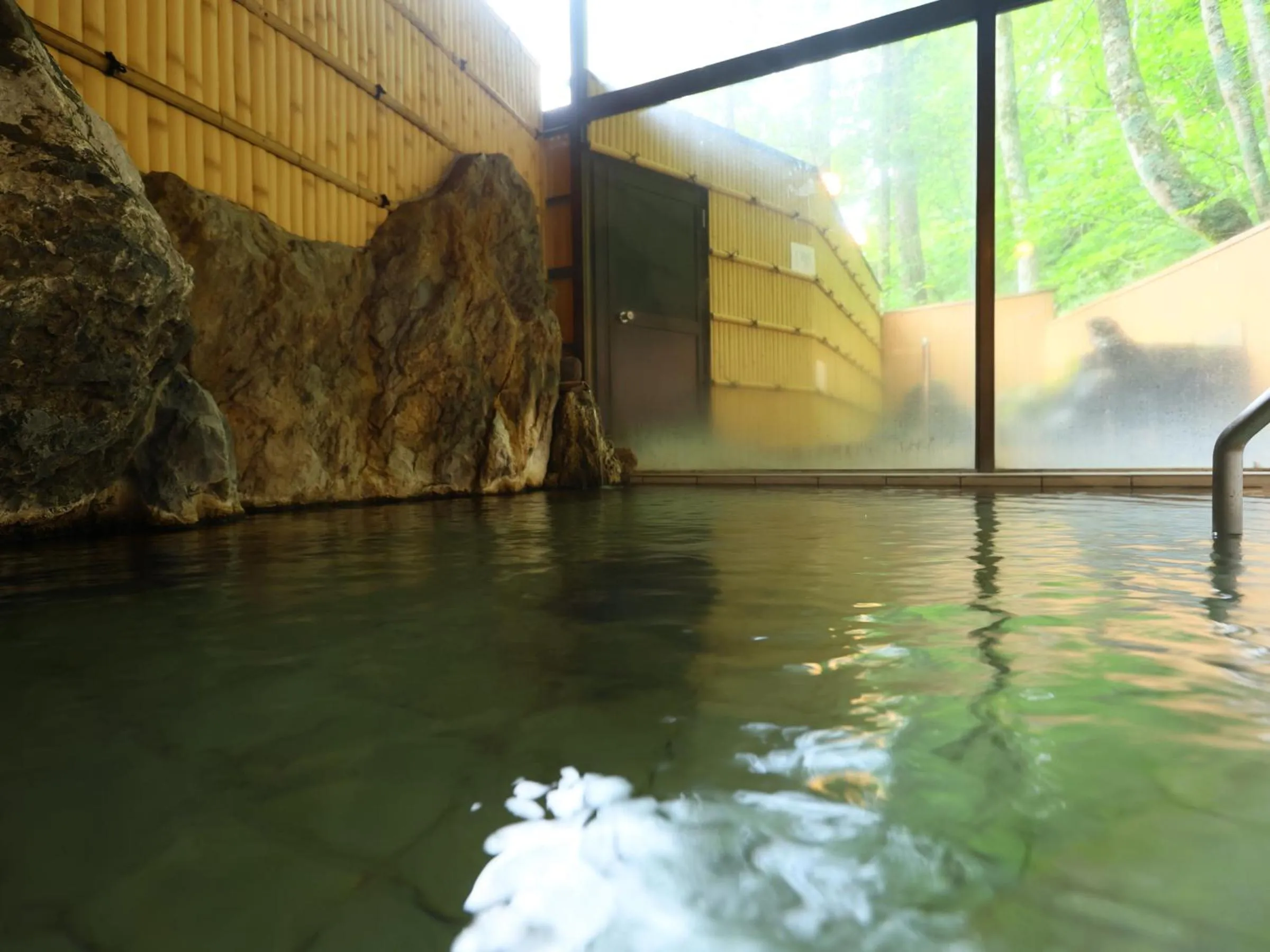 Hot Spring Bath in Kamikochi Hotel
