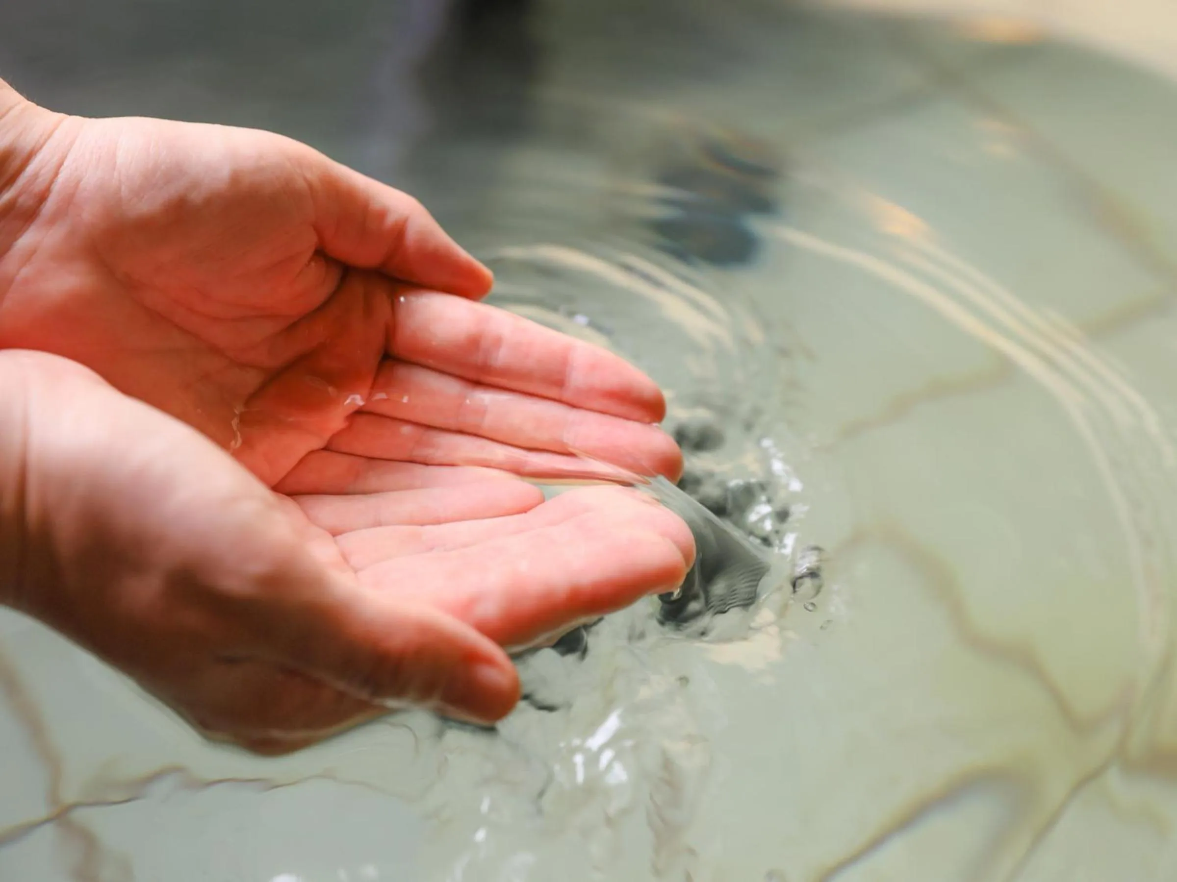 Hot Spring Bath in Kamikochi Hotel