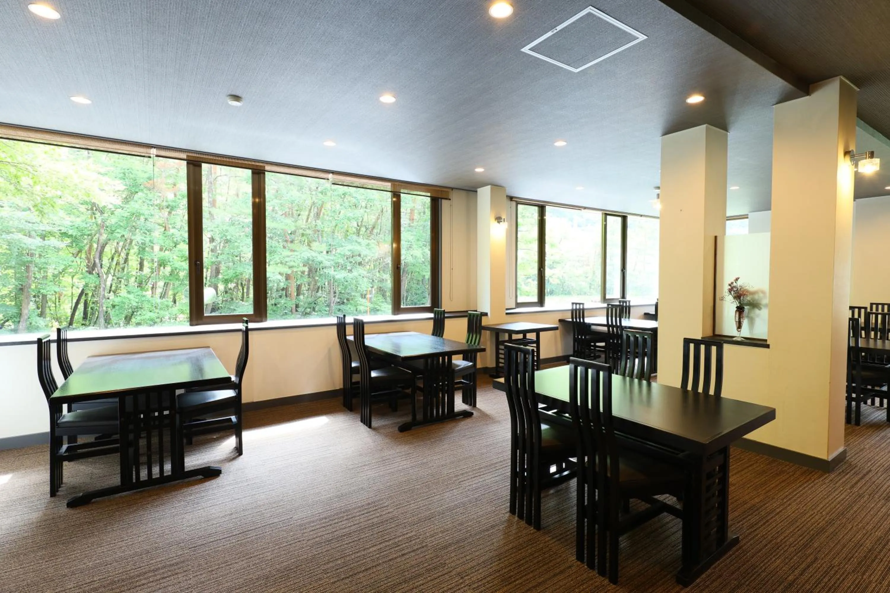 Dining area in Kamikochi Hotel