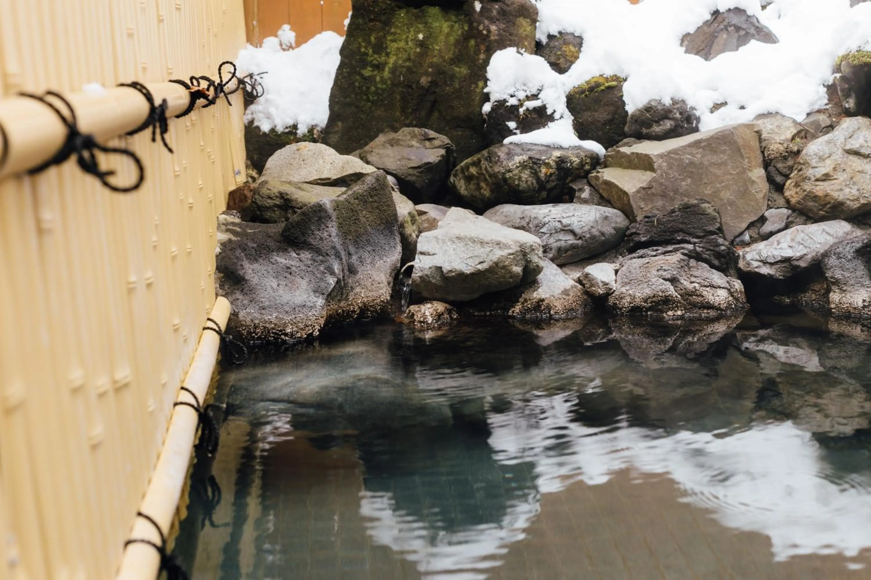 Open Air Bath in Kamikochi Hotel