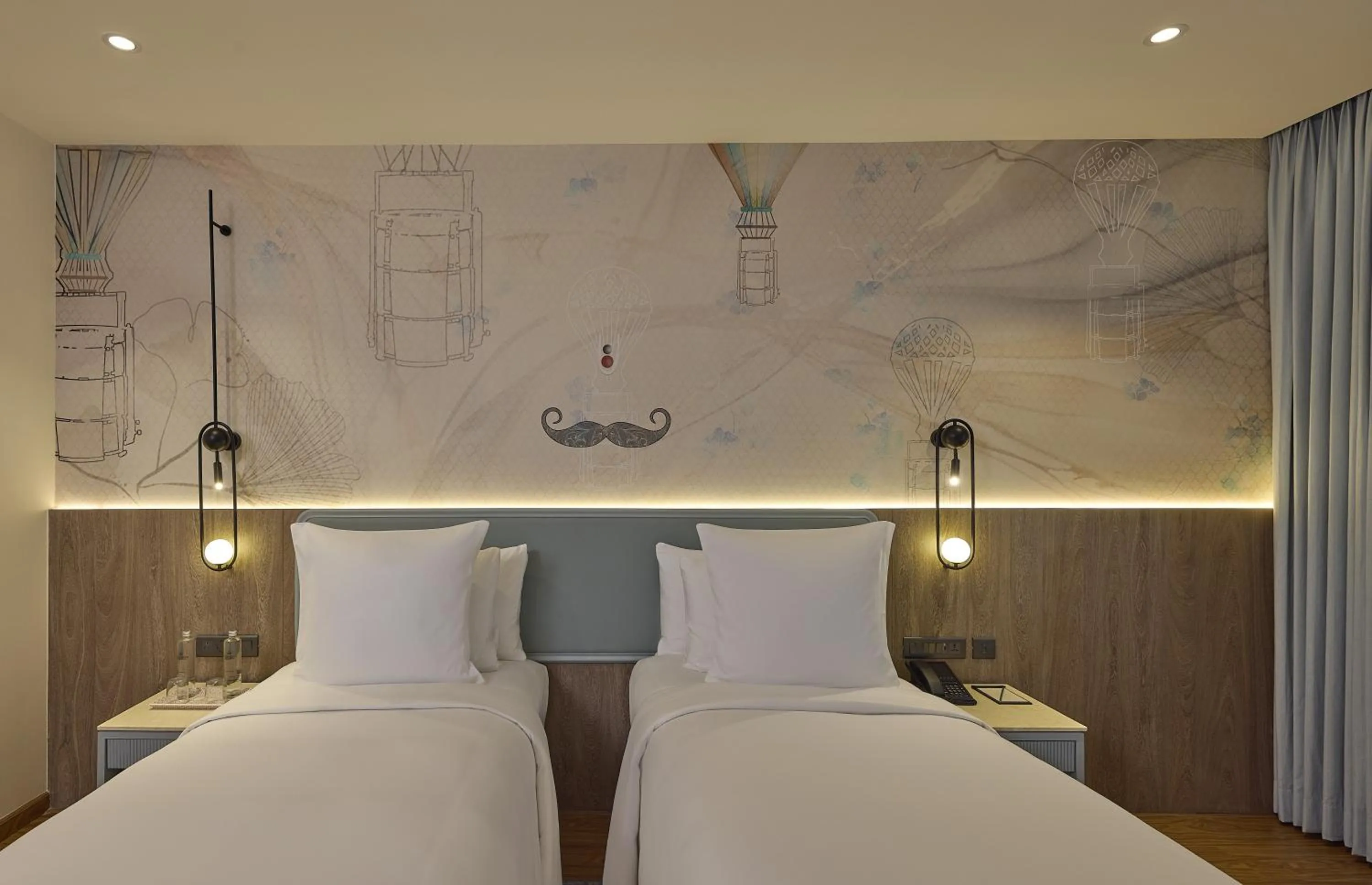 Bed in ICONIQA Hotel Mumbai International Airport