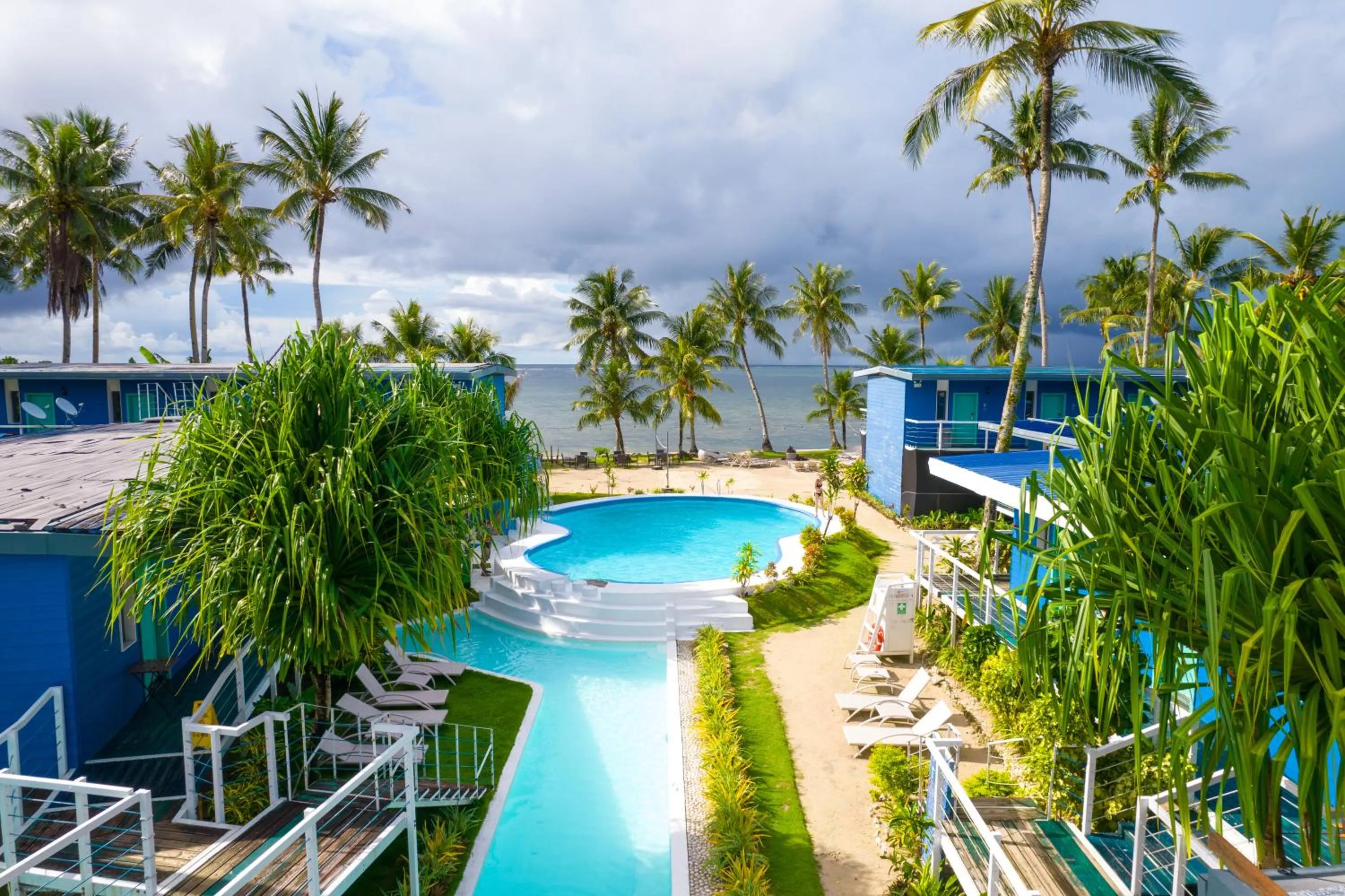 Swimming pool in Apsaras Tribe Siargao