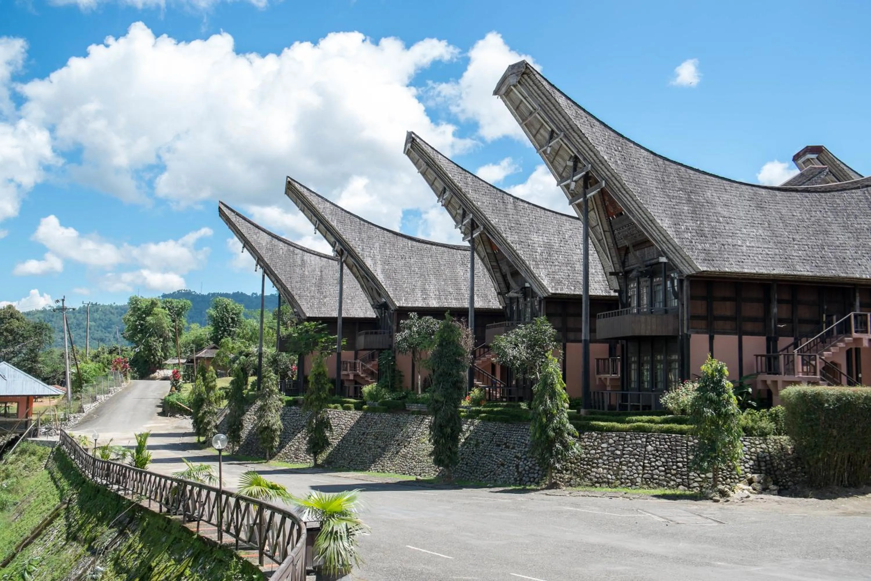 Bird's eye view in Toraja Heritage Hotel