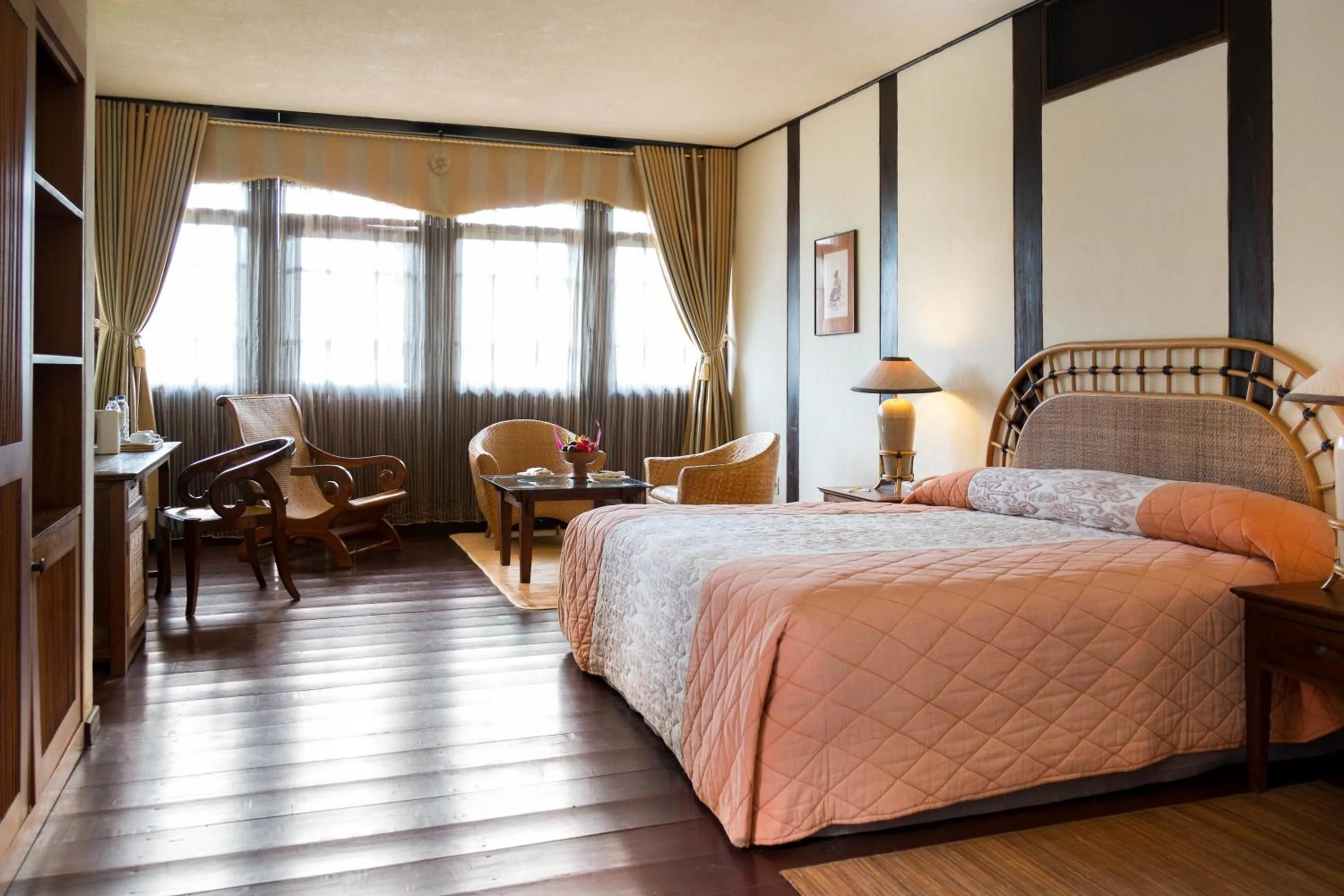 Photo of the whole room, Bed in Toraja Heritage Hotel