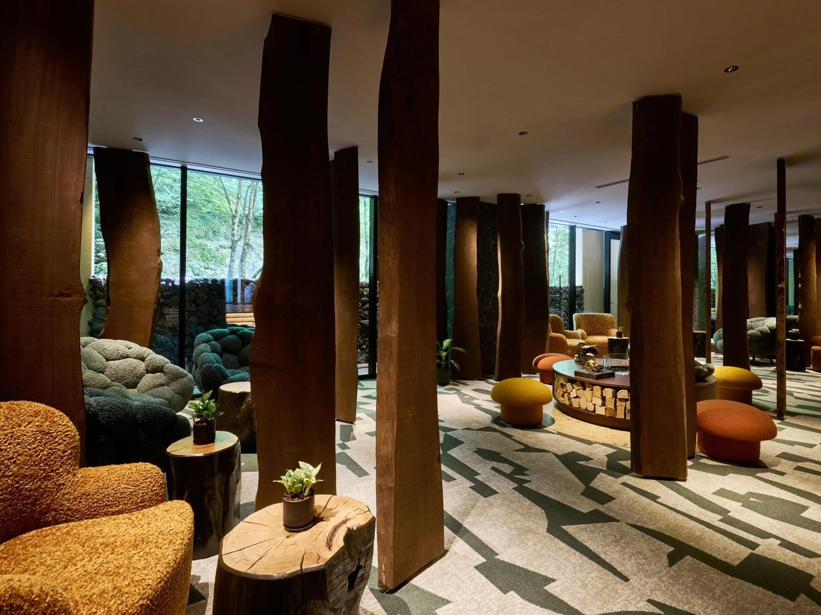 Lounge or bar in Glamday Style Hotel & Resort Kyu-Karuizawa