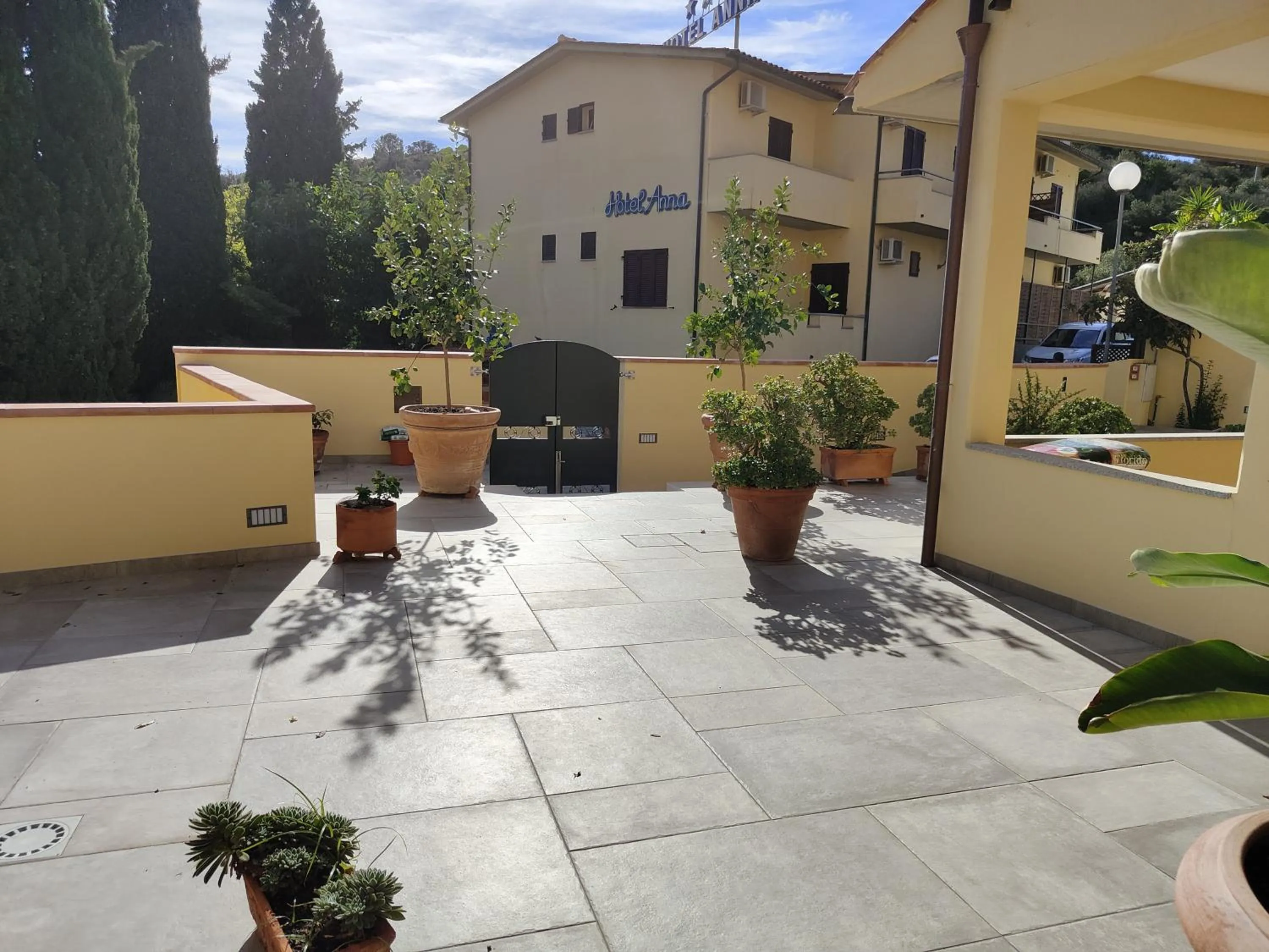 Property building in Hotel Anna