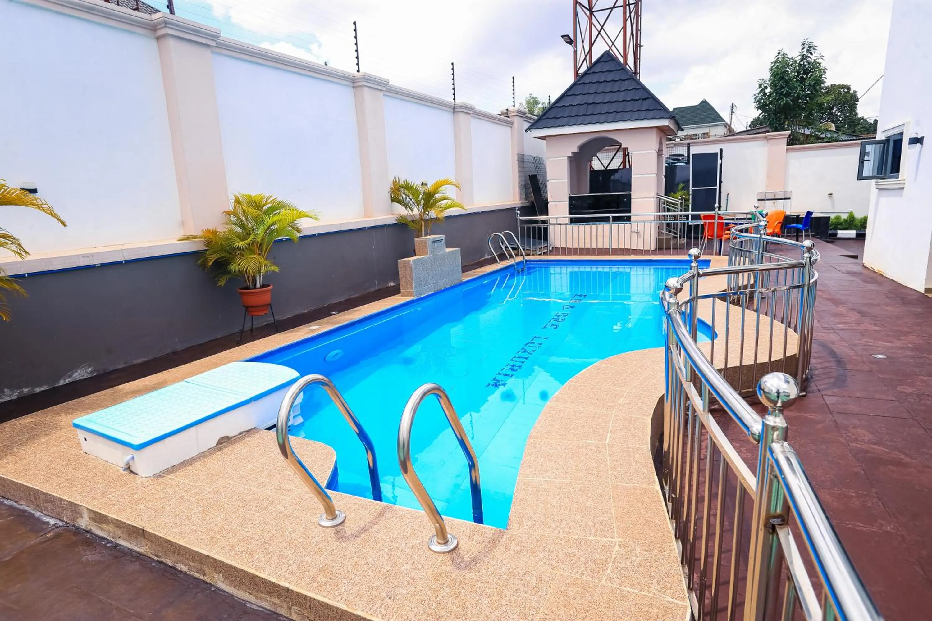 Pool view in ED & DRE Hotel Ibadan