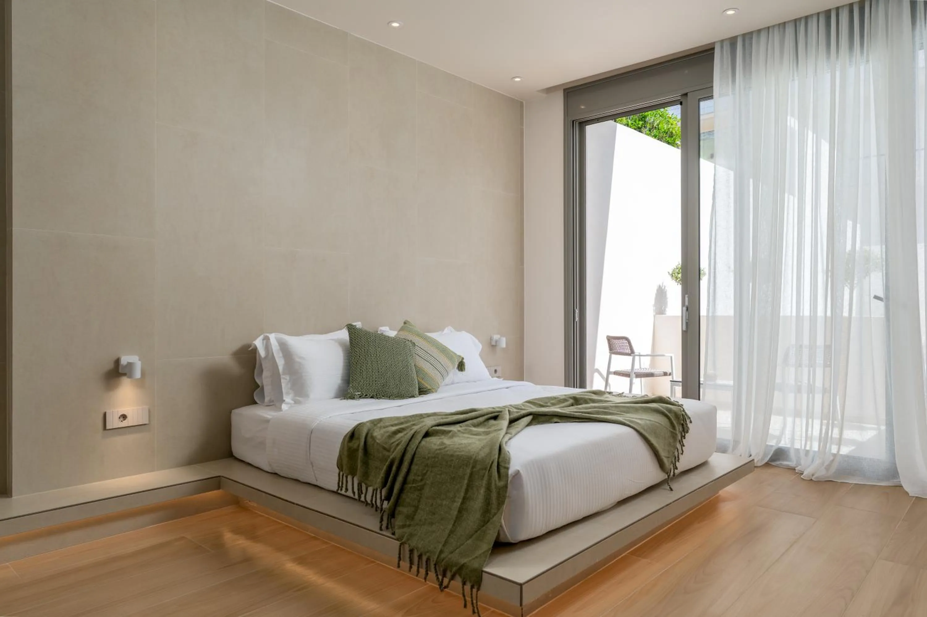 Patio, Bed in Selected Suites