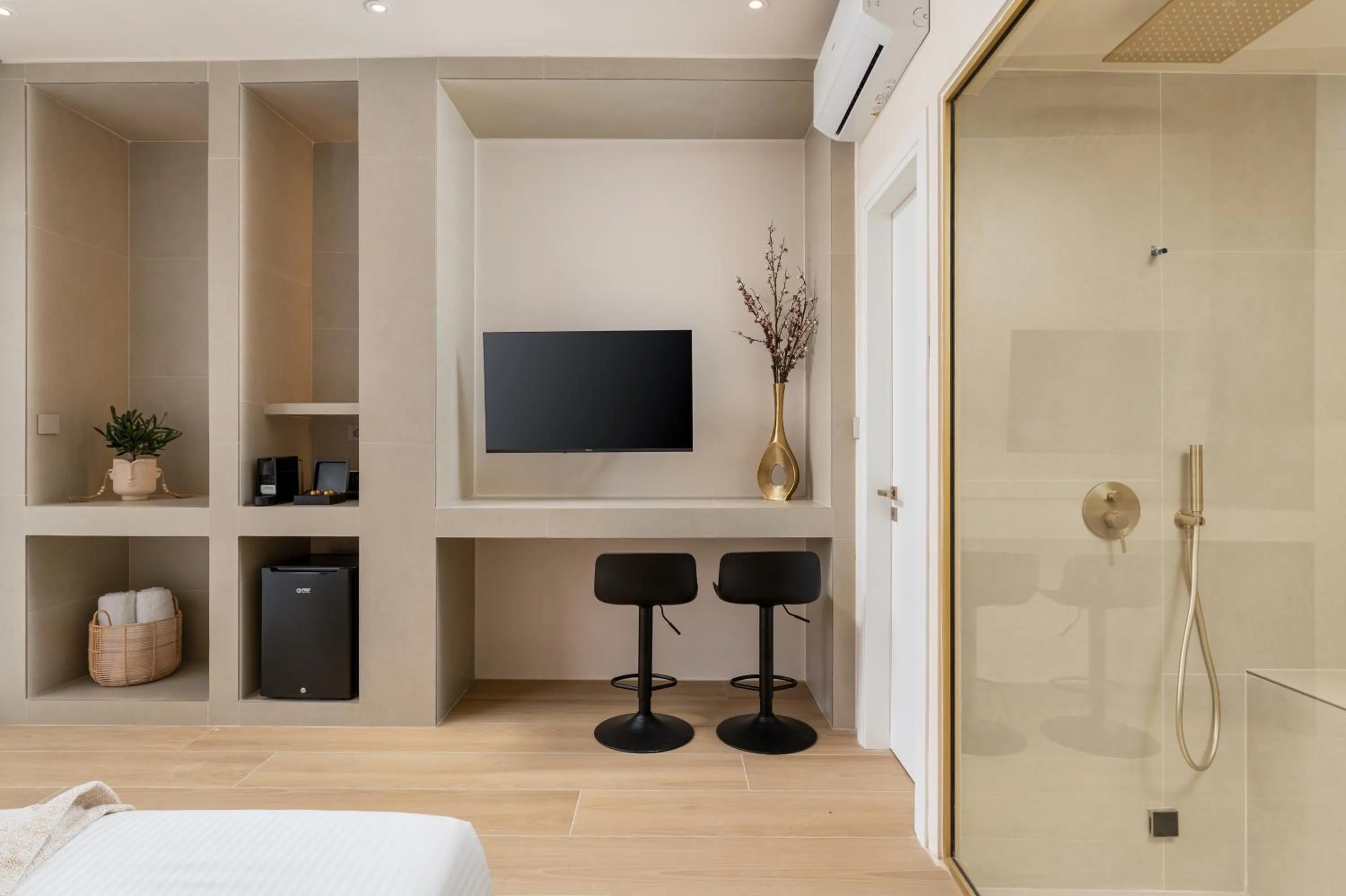 Shower in Selected Suites