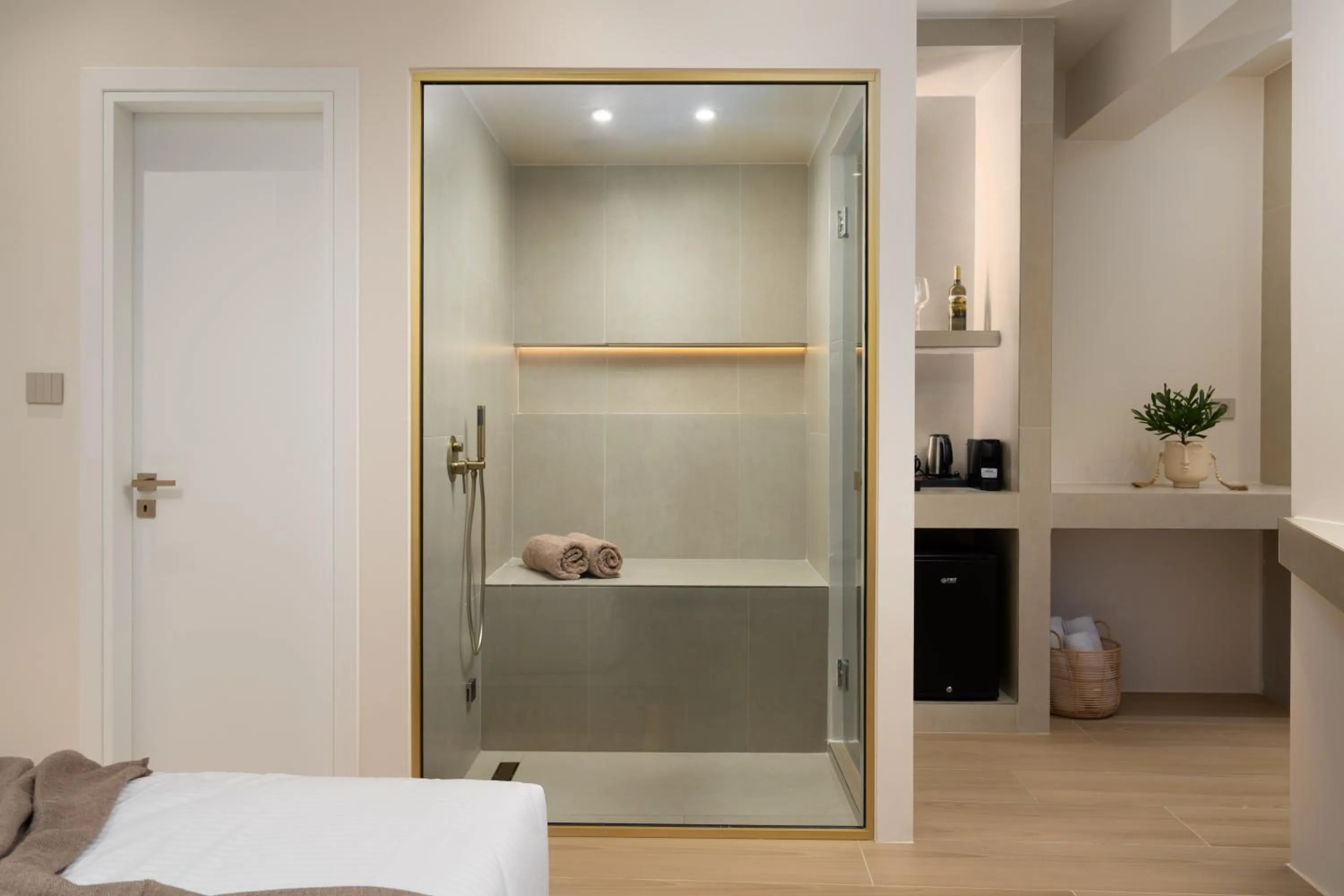 Shower in Selected Suites