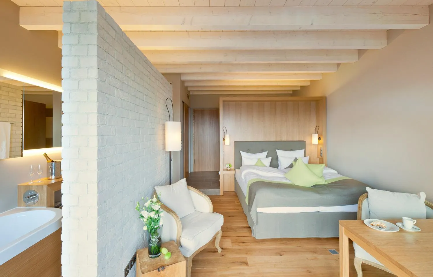 Bed in Schlosshotel Steinburg