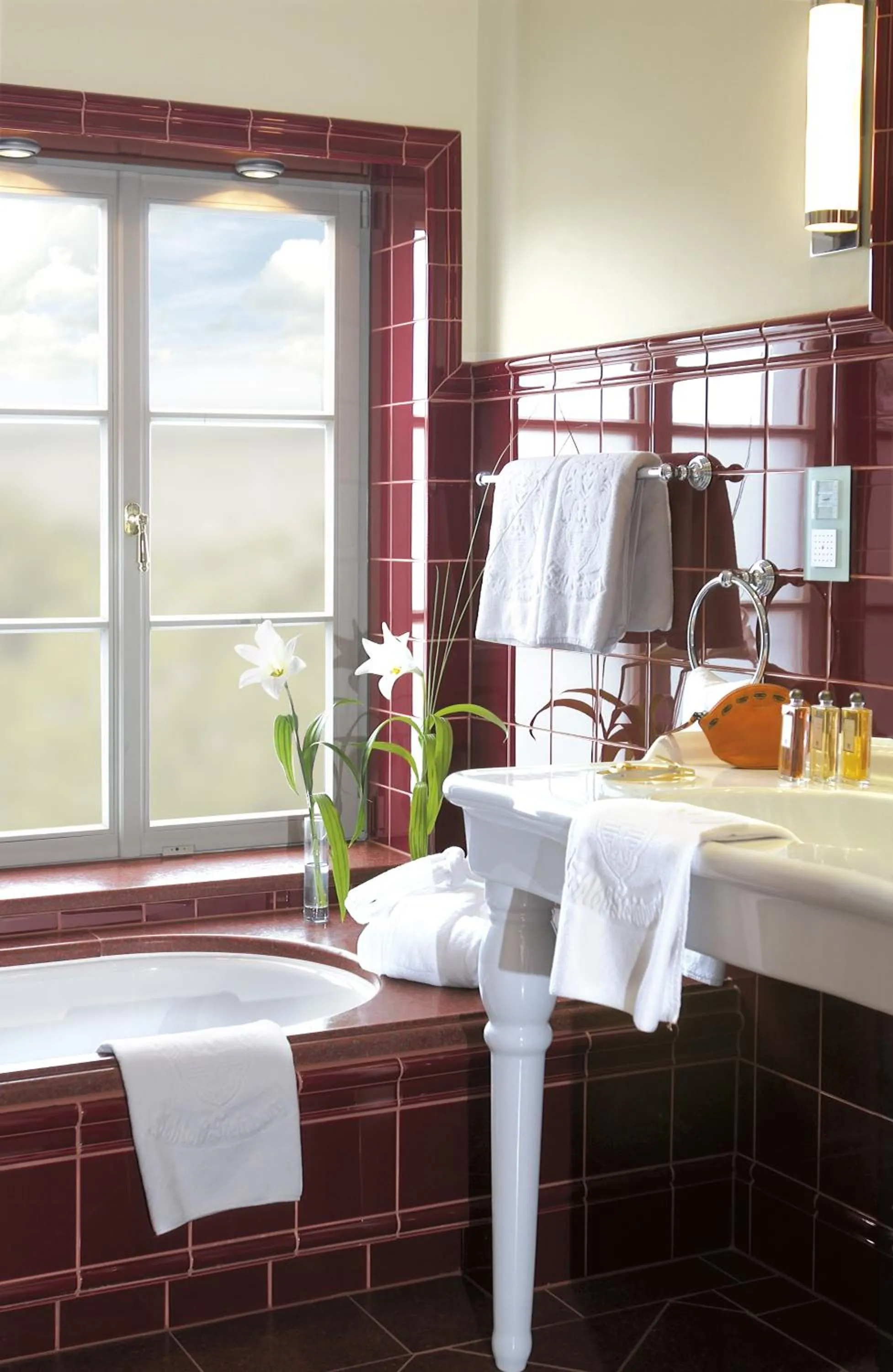 Bathroom in Schlosshotel Steinburg