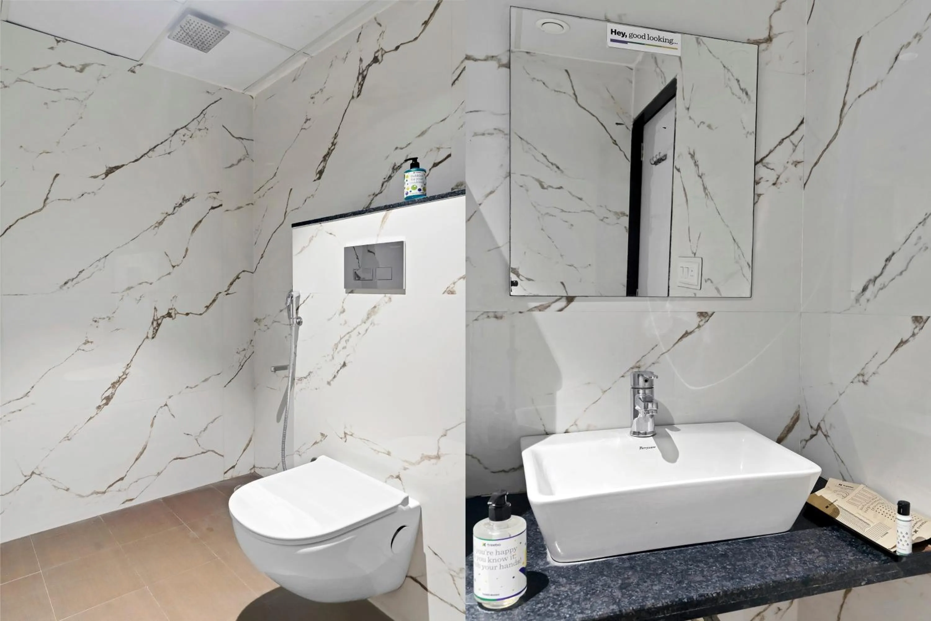 Bathroom in Treebo Bella Vista By Kaushalya Hospitality