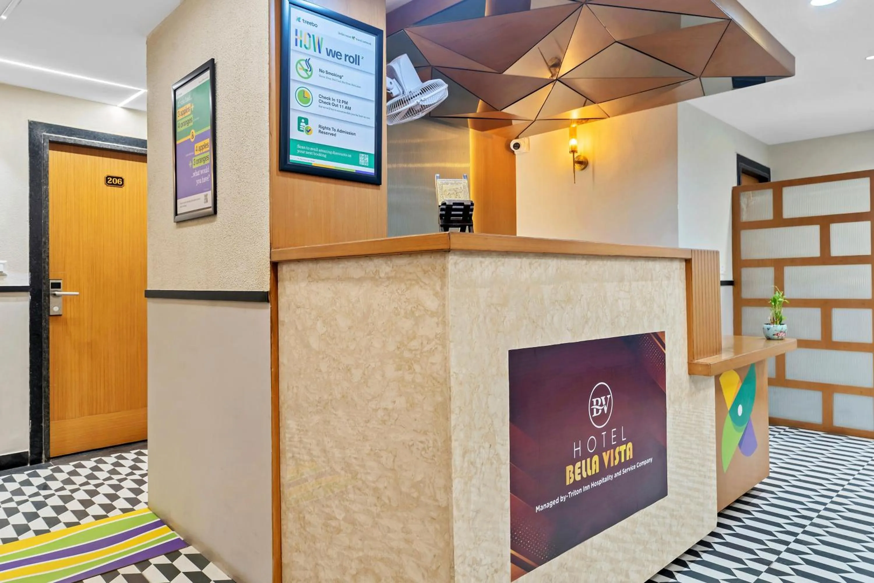 Lobby or reception in Treebo Bella Vista By Kaushalya Hospitality
