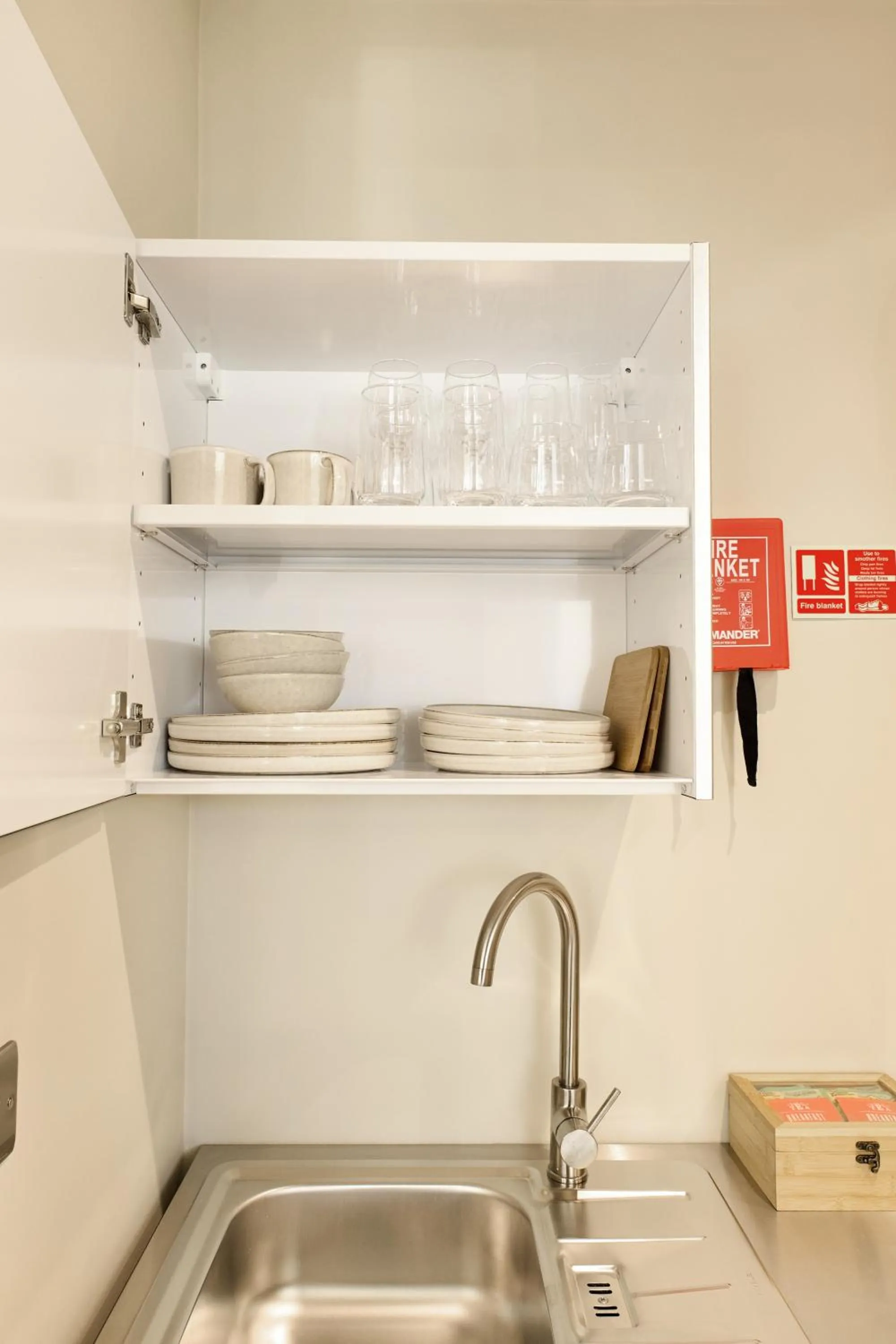 kitchen in George Apartments