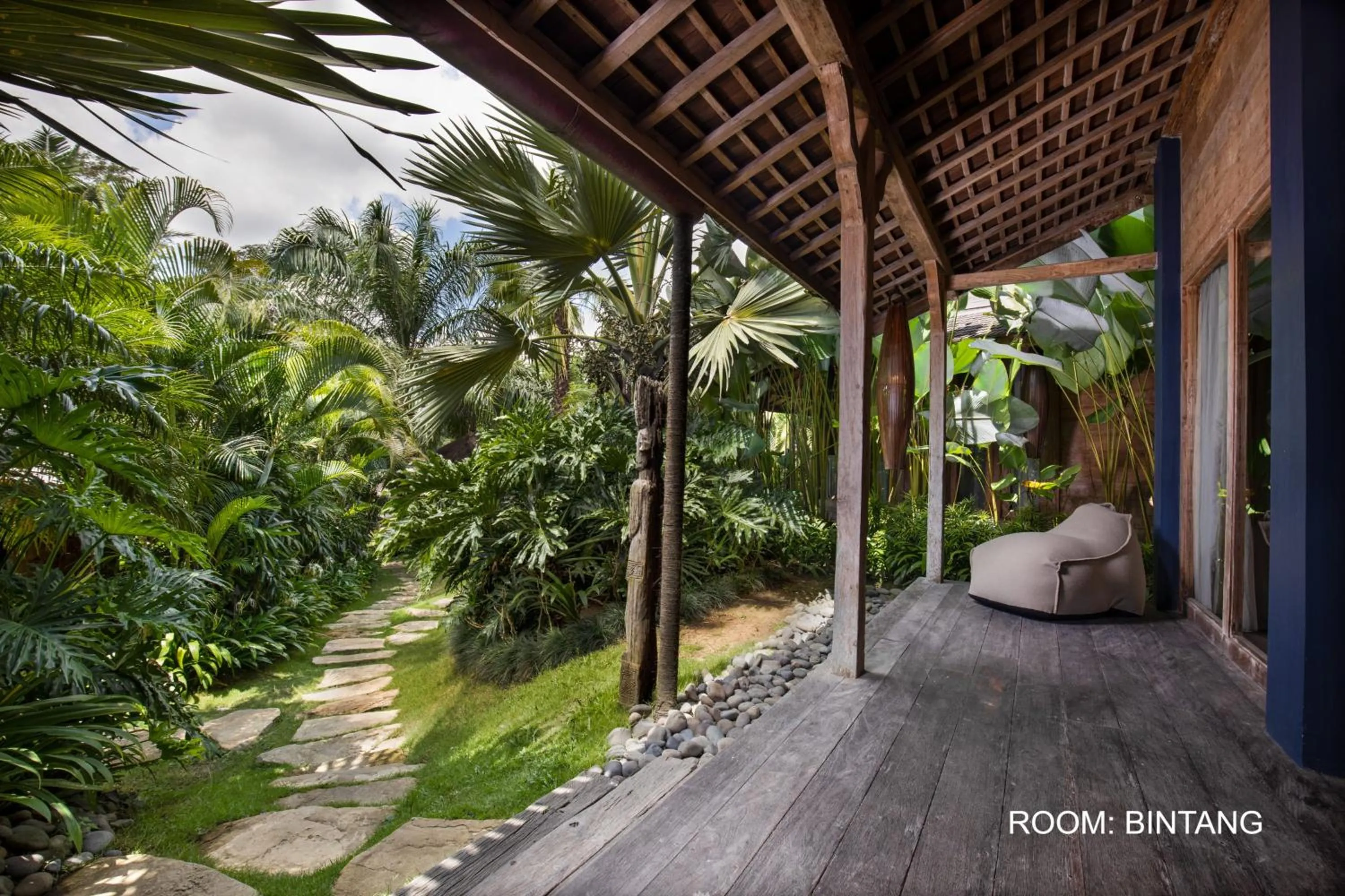 Balcony/Terrace in Blue Karma Dijiwa Ubud