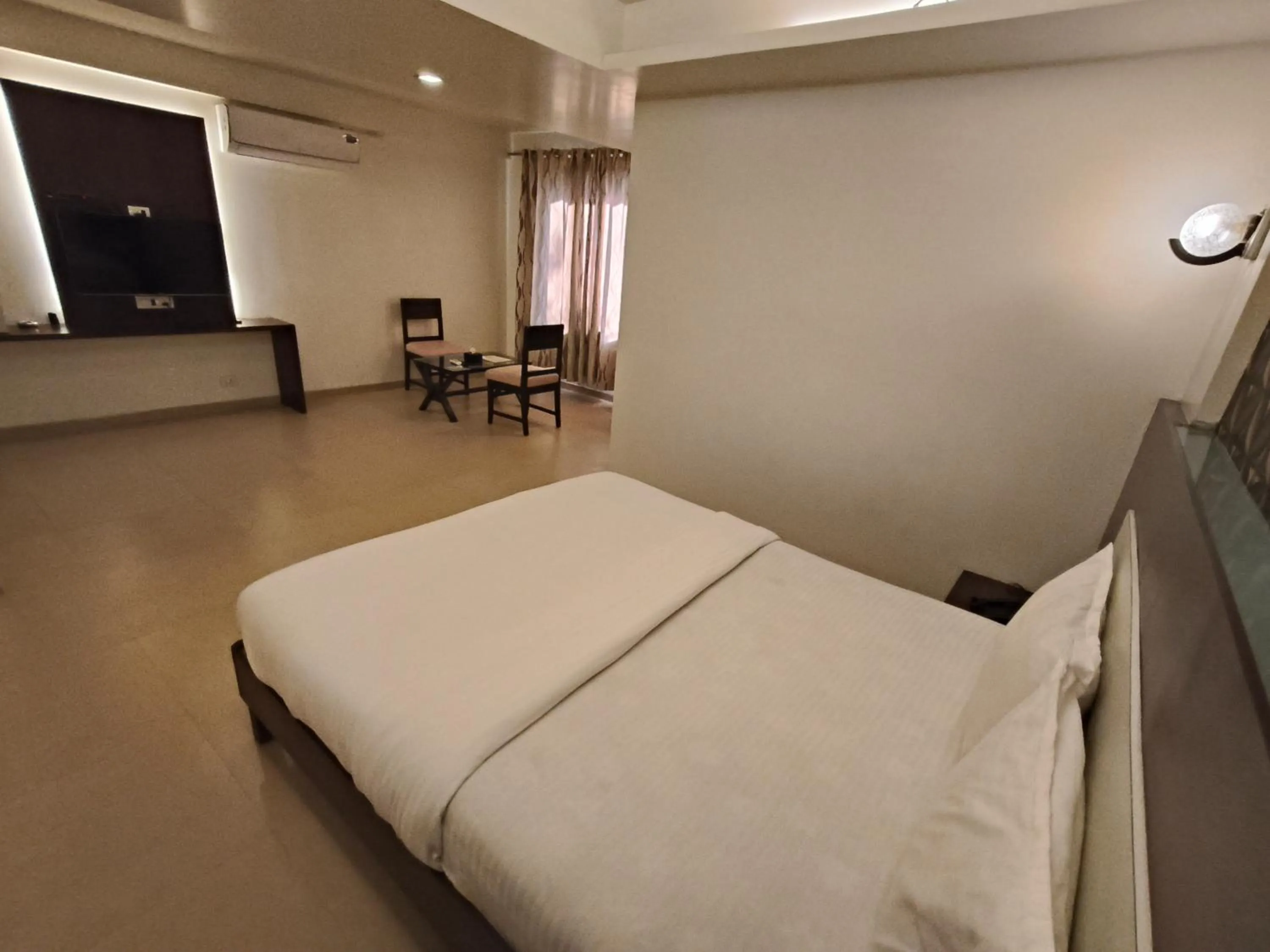 Bed in Hotel Vijay Sagar Dombivali