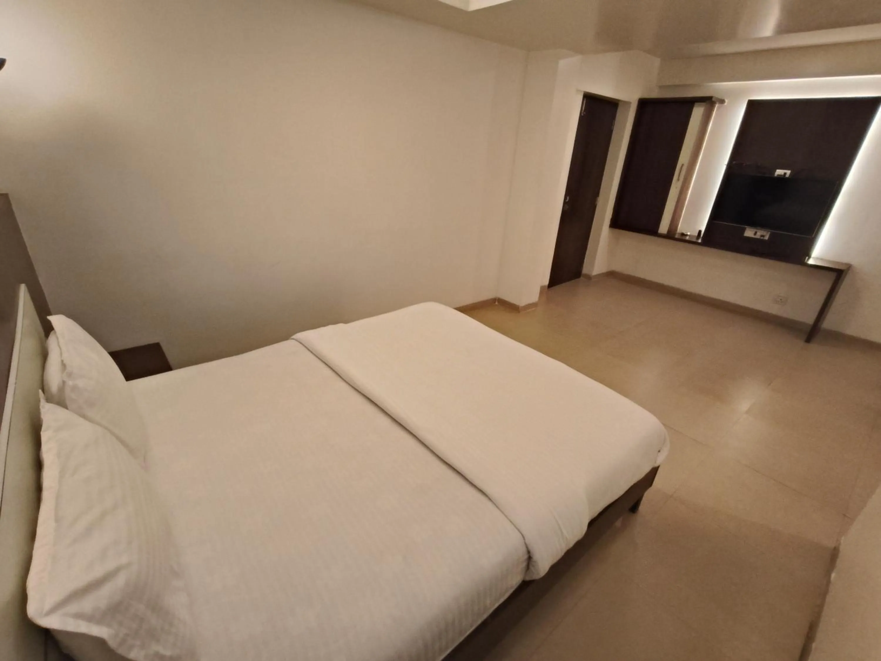 Bed in Hotel Vijay Sagar Dombivali
