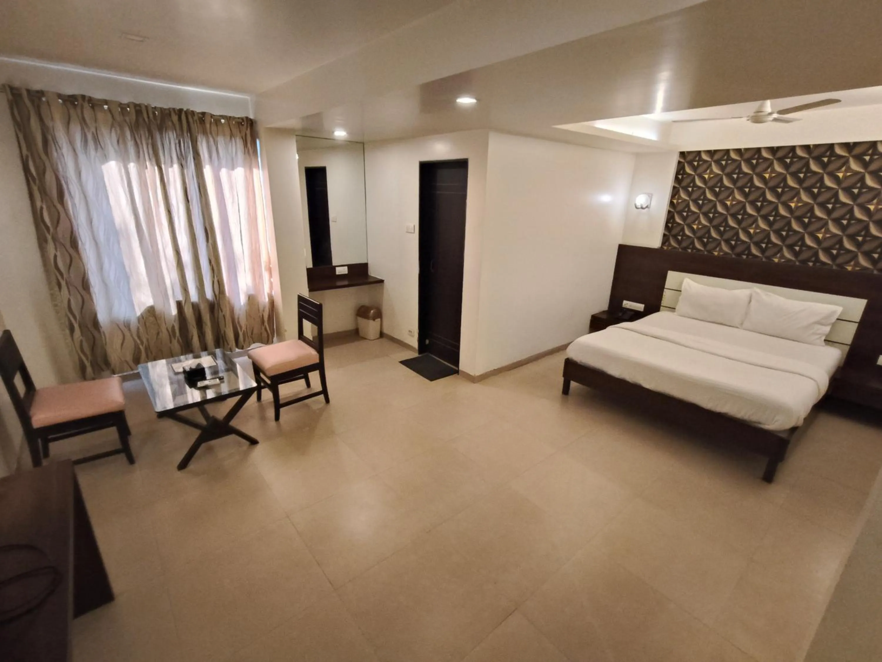 Bed in Hotel Vijay Sagar Dombivali