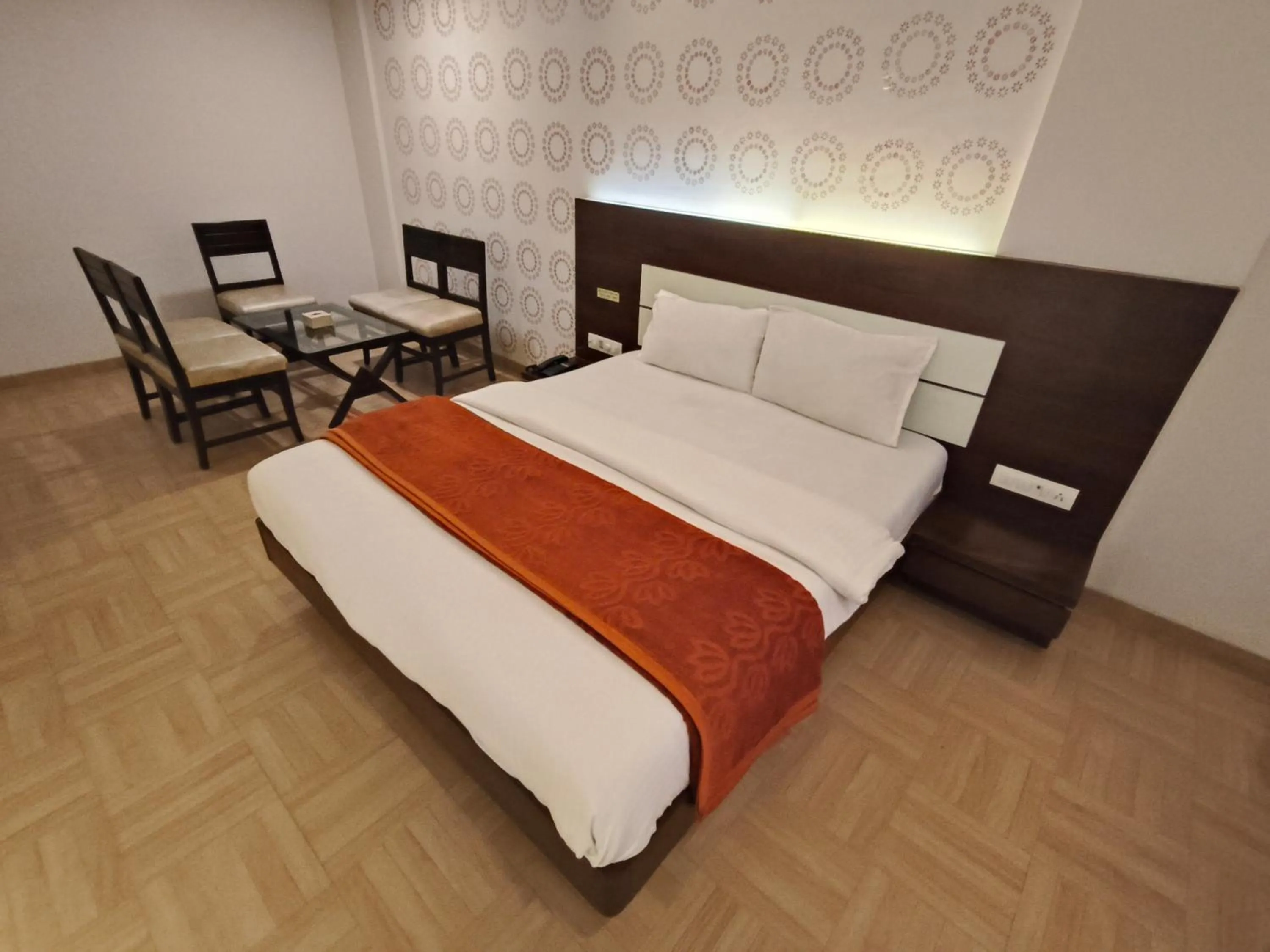 Bed in Hotel Vijay Sagar Dombivali