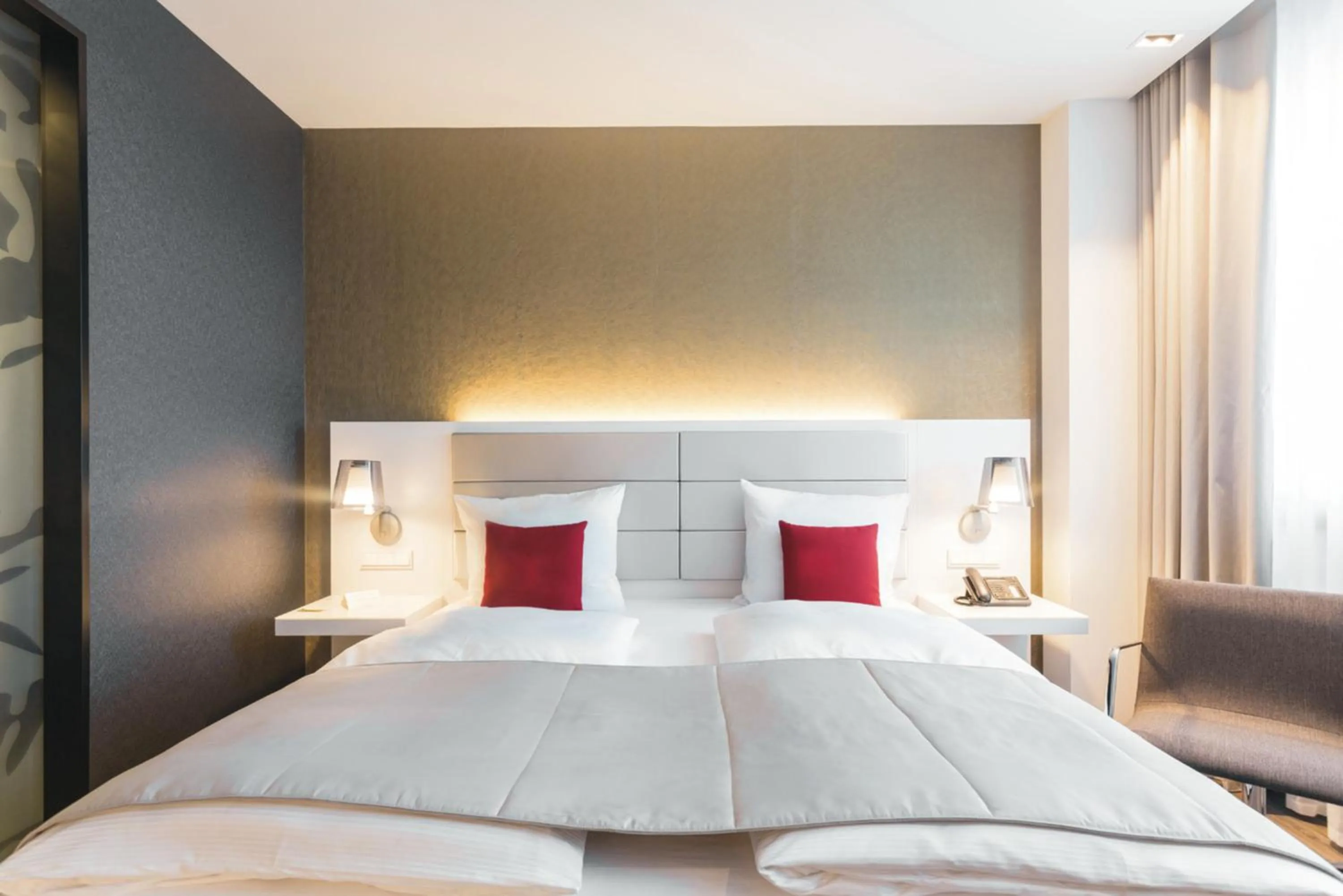 Bed in Riu Plaza Berlin