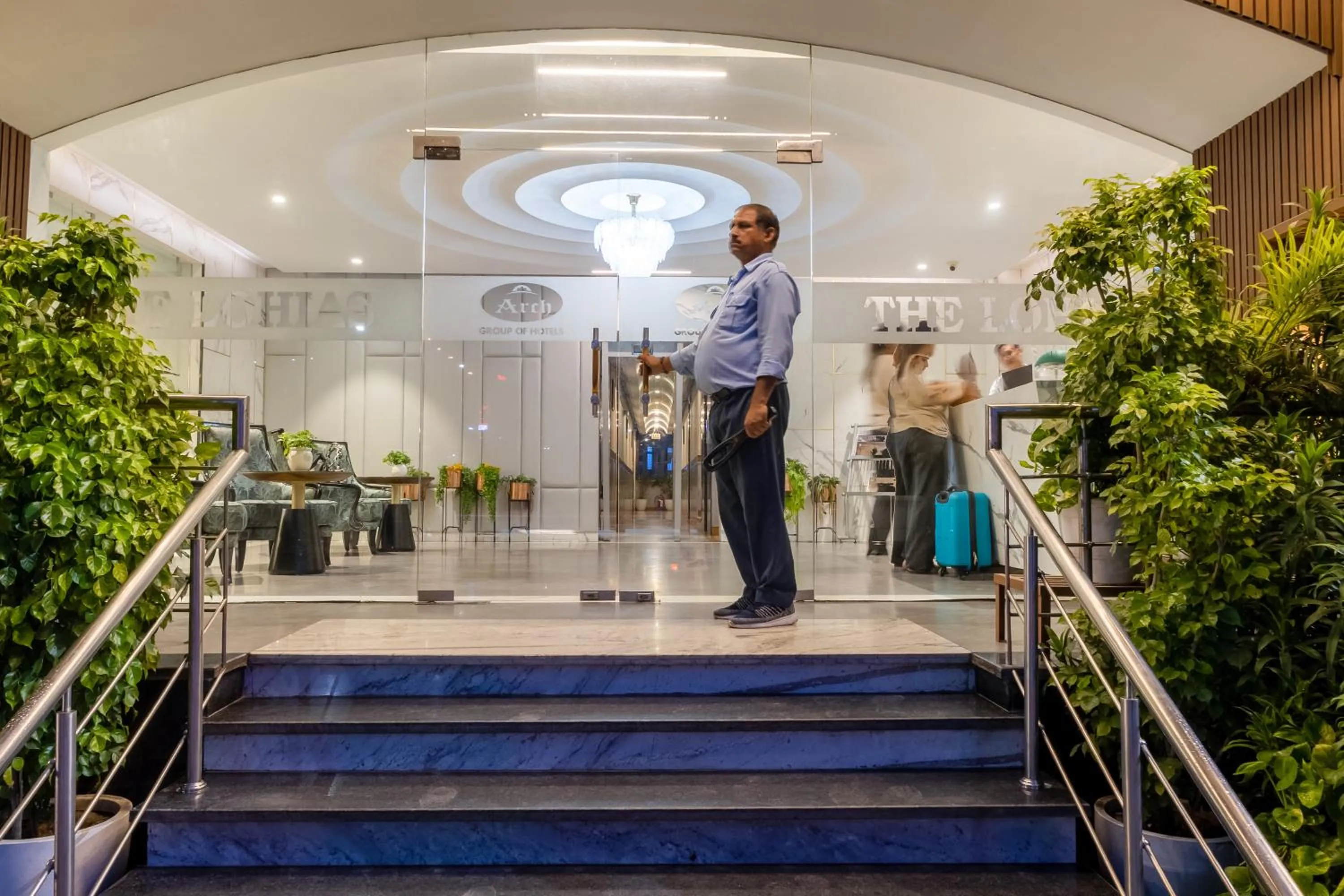 Facade/entrance in Arch The Lohias