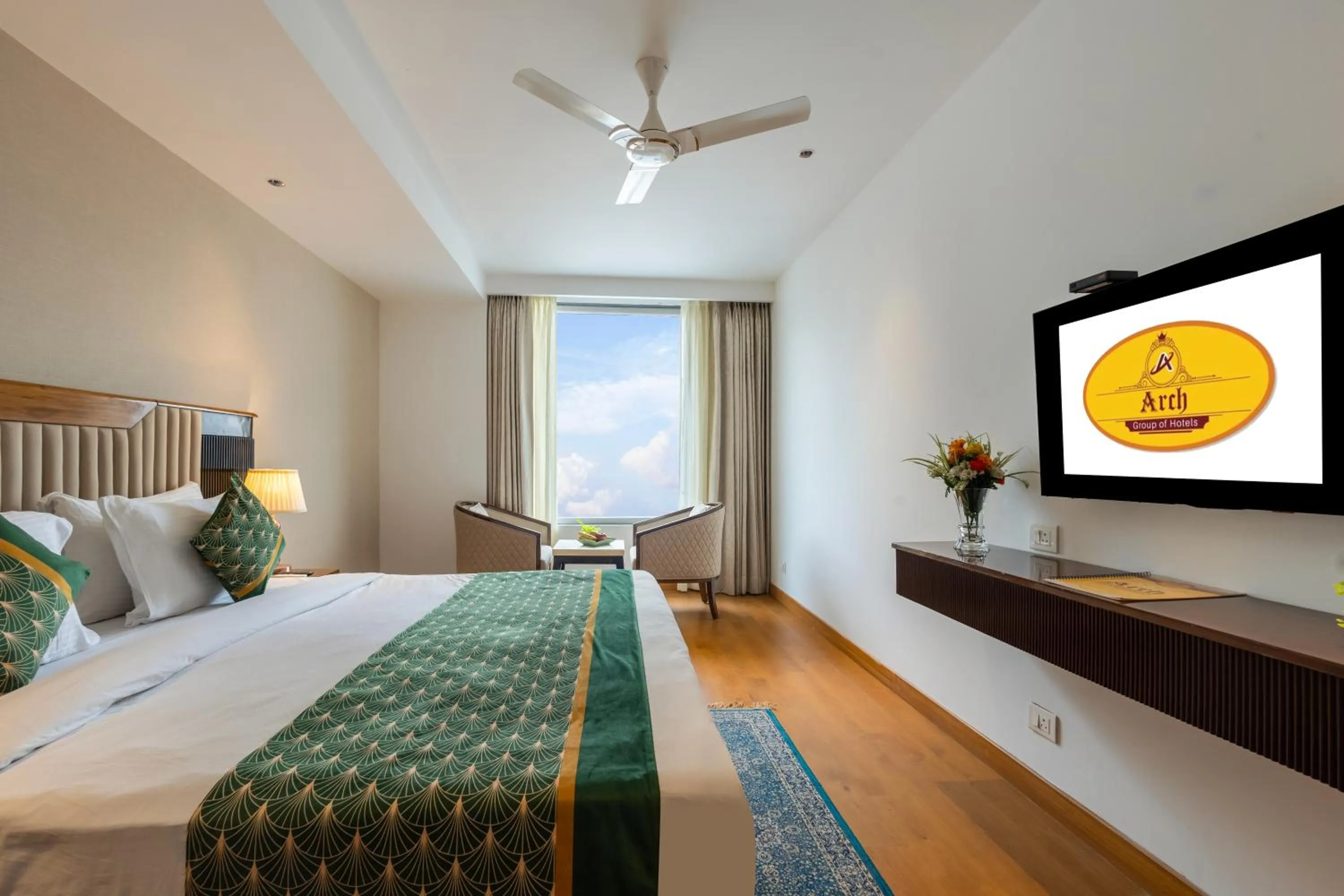 Photo of the whole room, Bed in Arch The Lohias