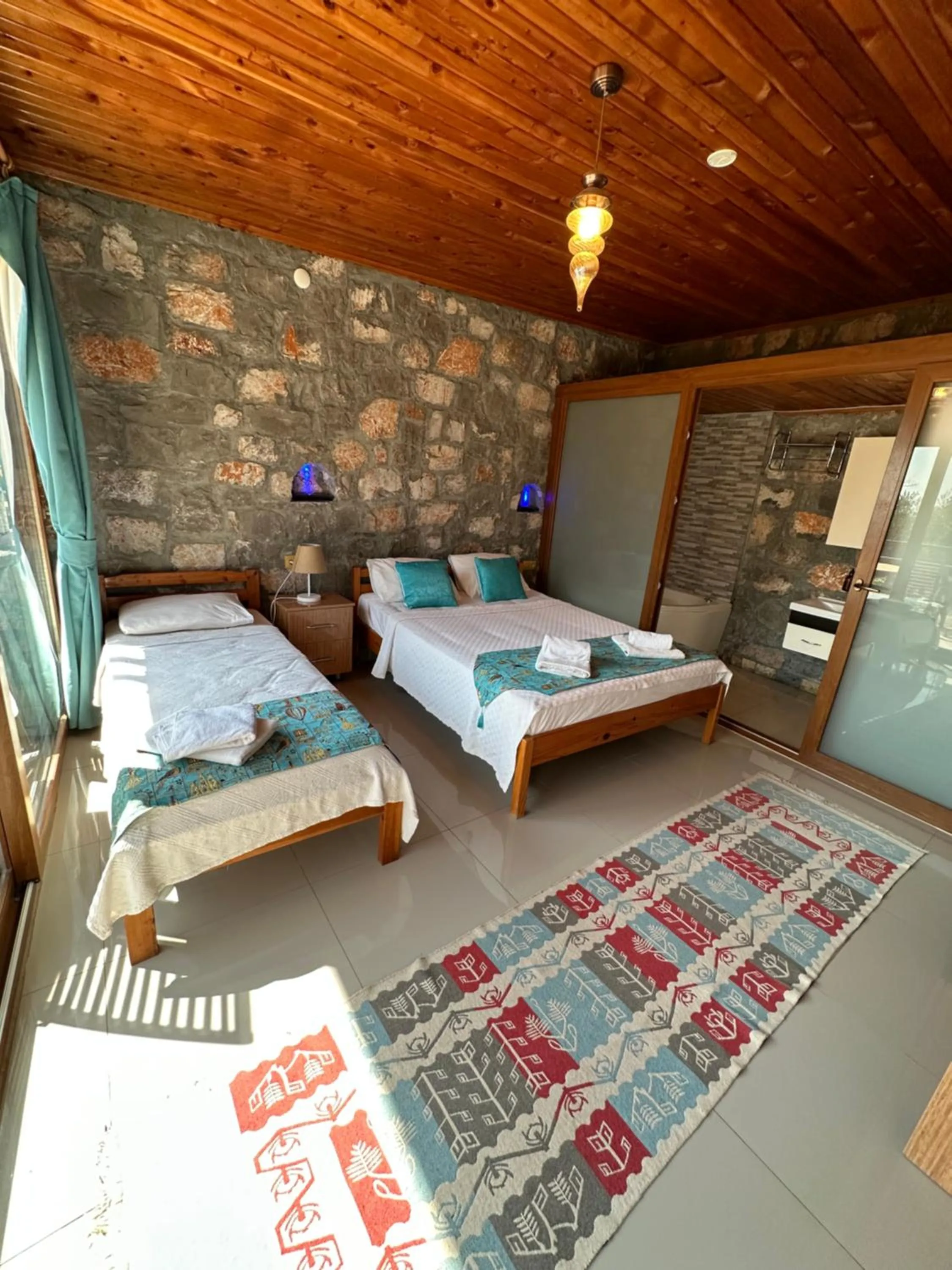 Bed in Kabak Armes Hotel