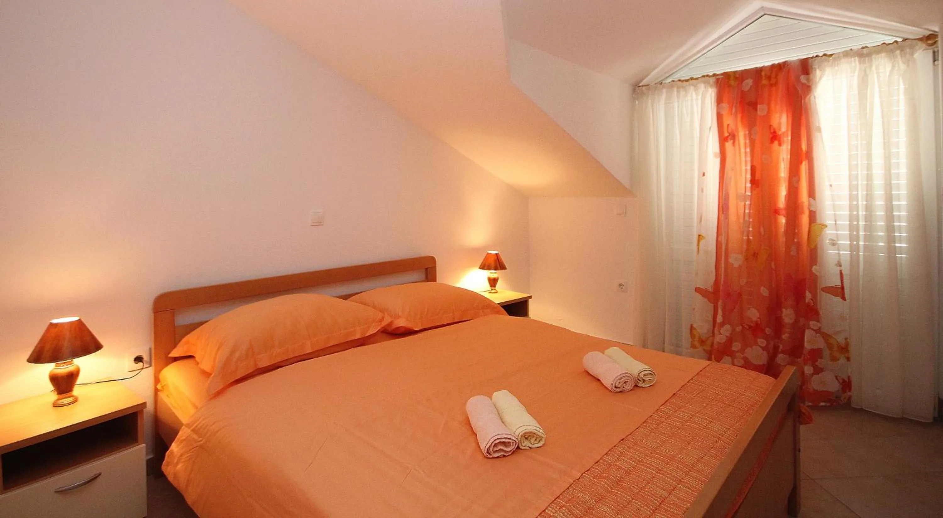 Bedroom, Bed in Apartments Adriatika