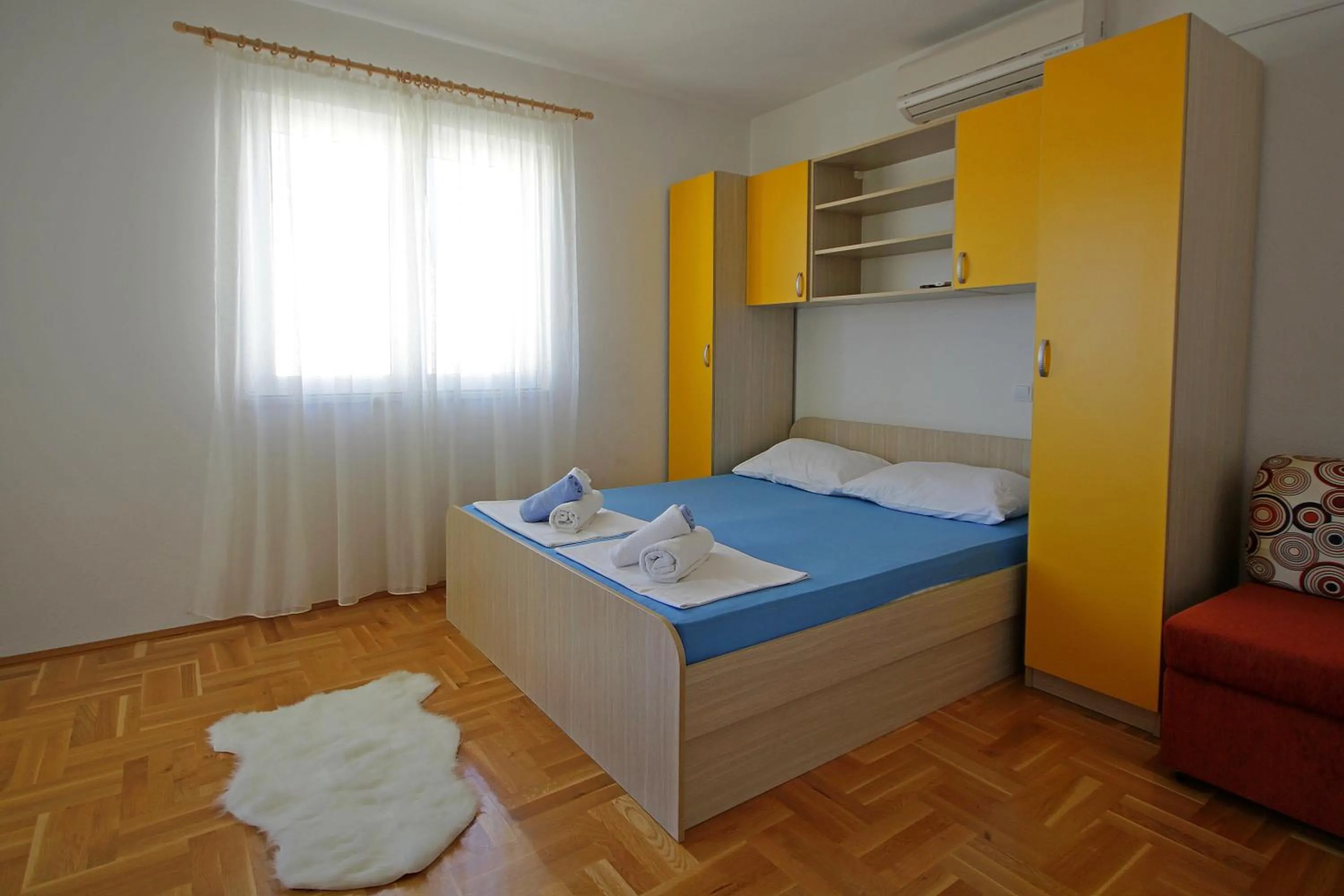 Bedroom, Bed in Apartments Adriatika
