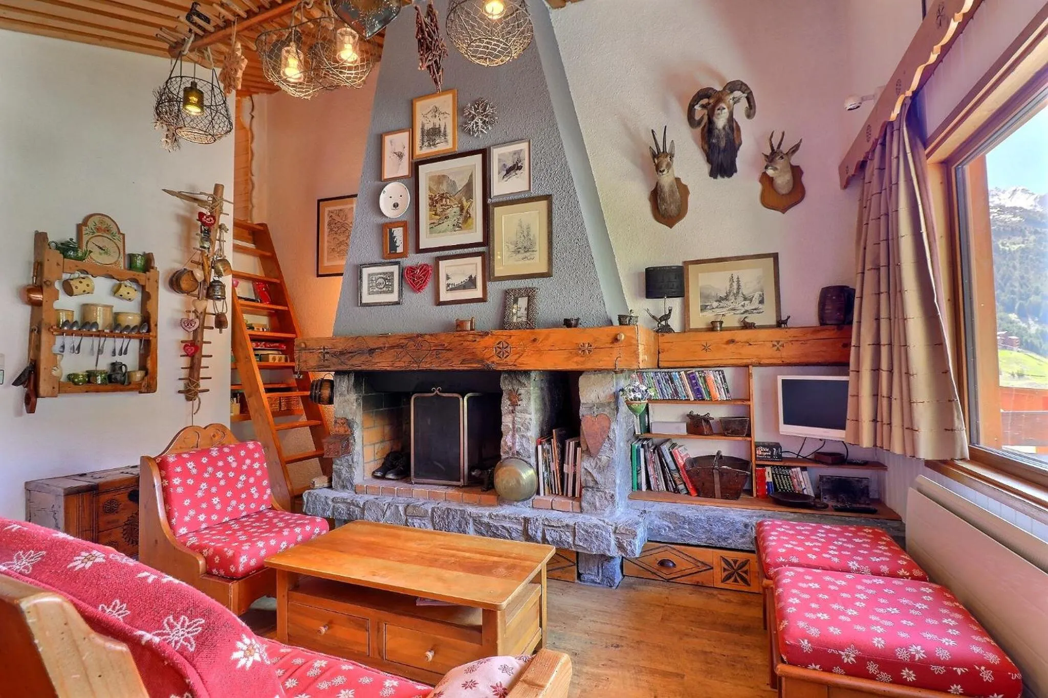 Living room in Résidence Mont Vallon