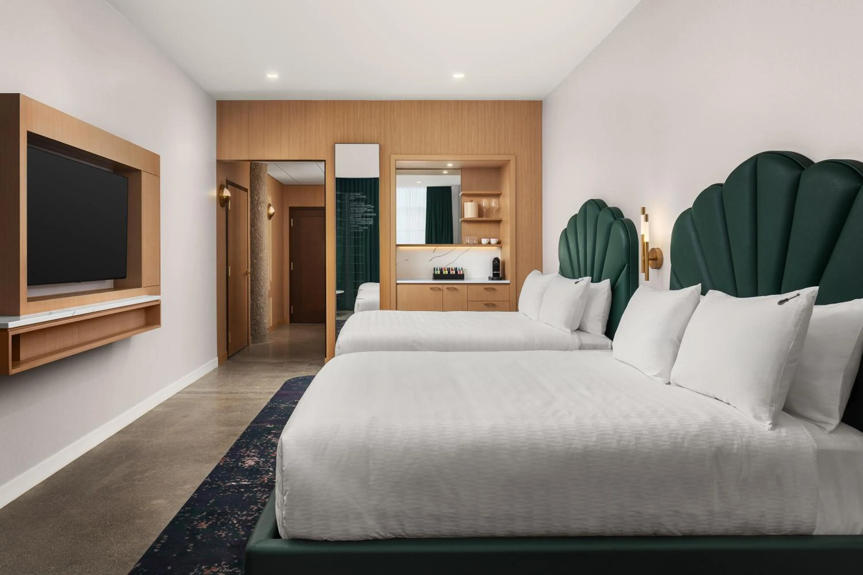 Bed in Hard Rock Hotel London Ontario