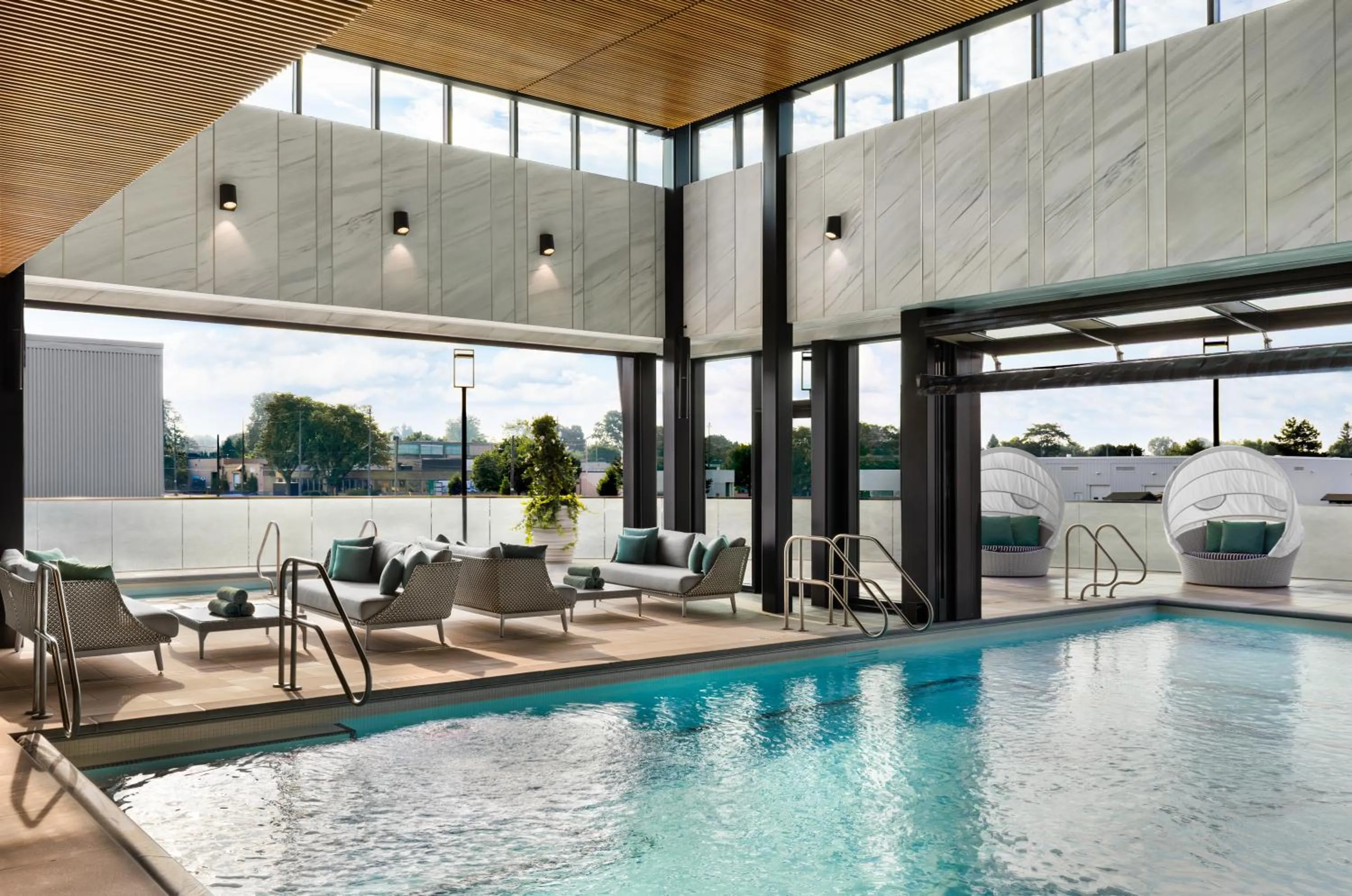 Swimming pool in Hard Rock Hotel London Ontario