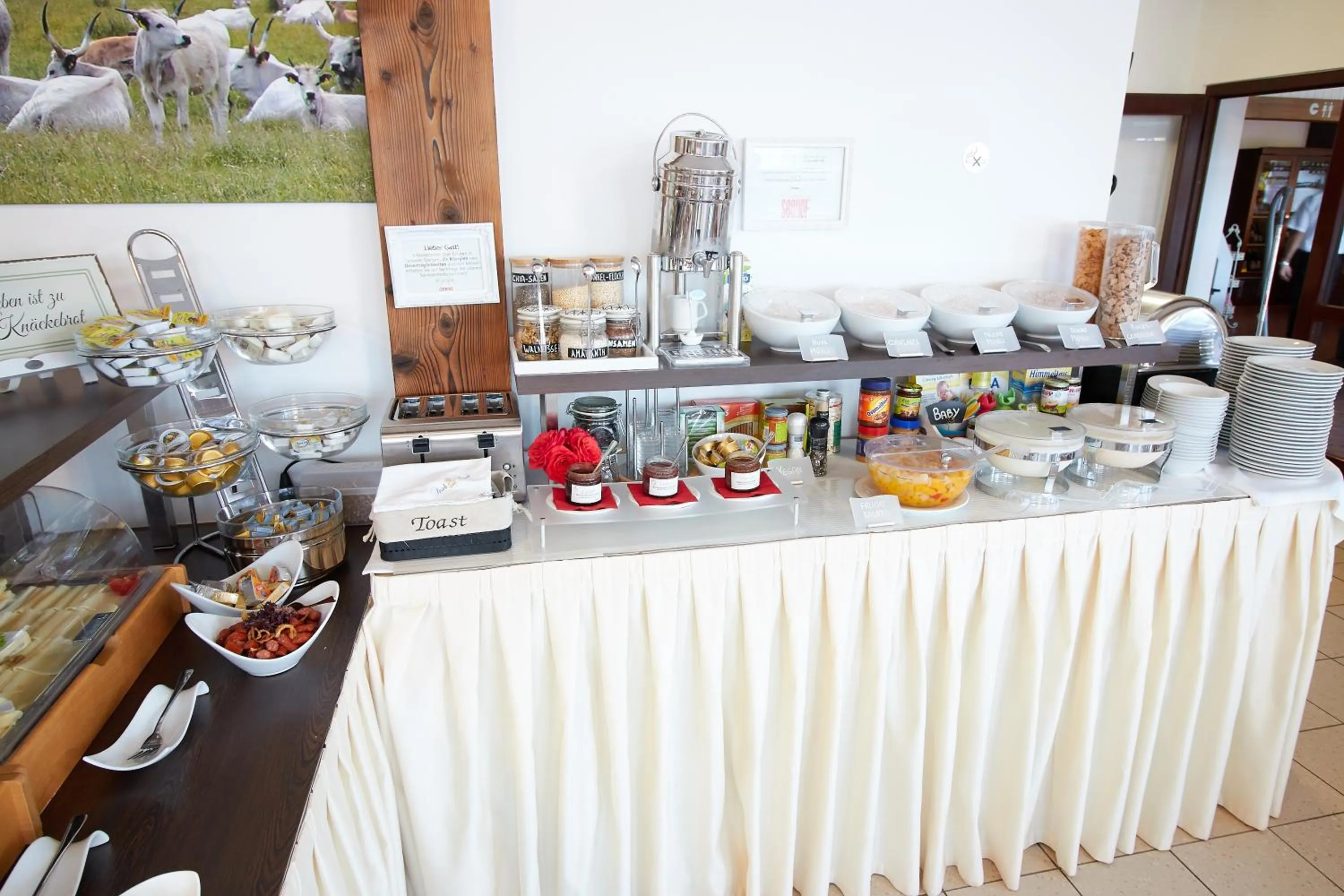 Buffet breakfast in Hotel & Restaurant Seehof
