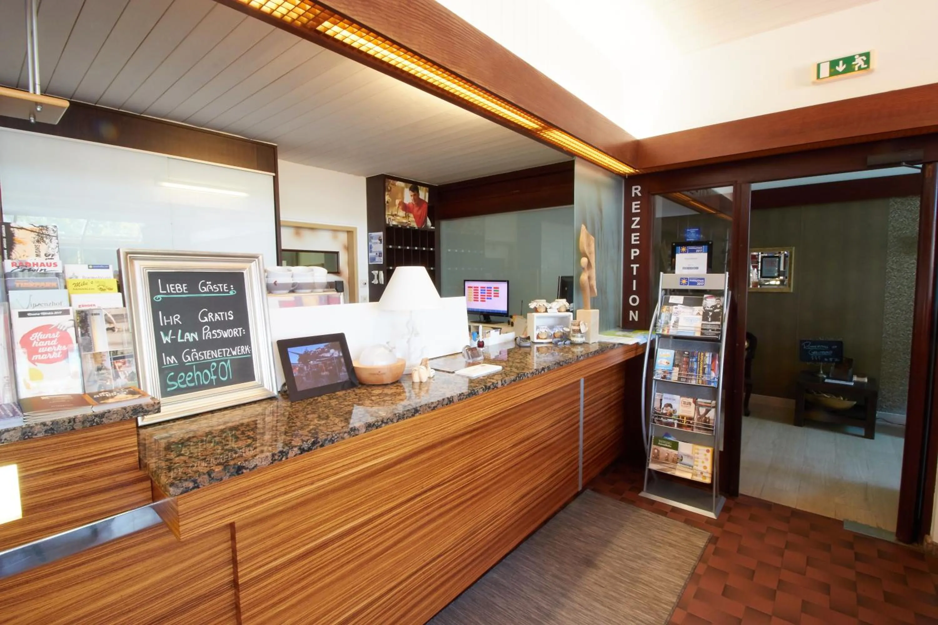 Lobby or reception in Hotel & Restaurant Seehof